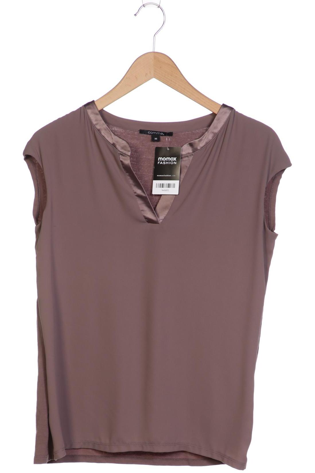 

Comma Damen T-Shirt, braun