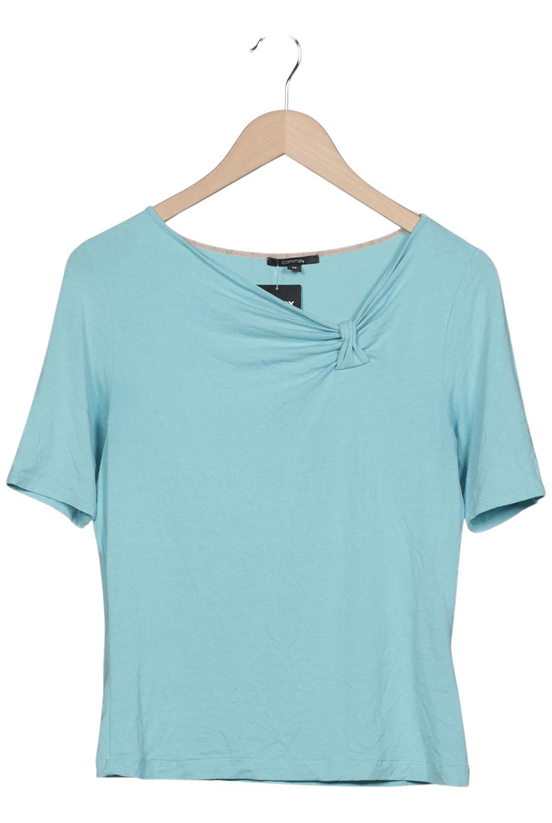 

Comma Damen T-Shirt, hellblau, Gr. 38
