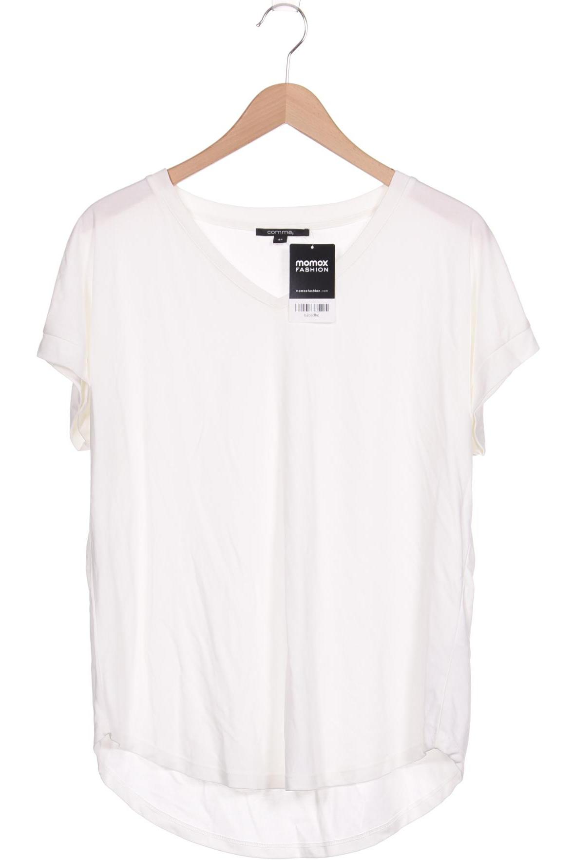 

Comma Damen T-Shirt, weiß