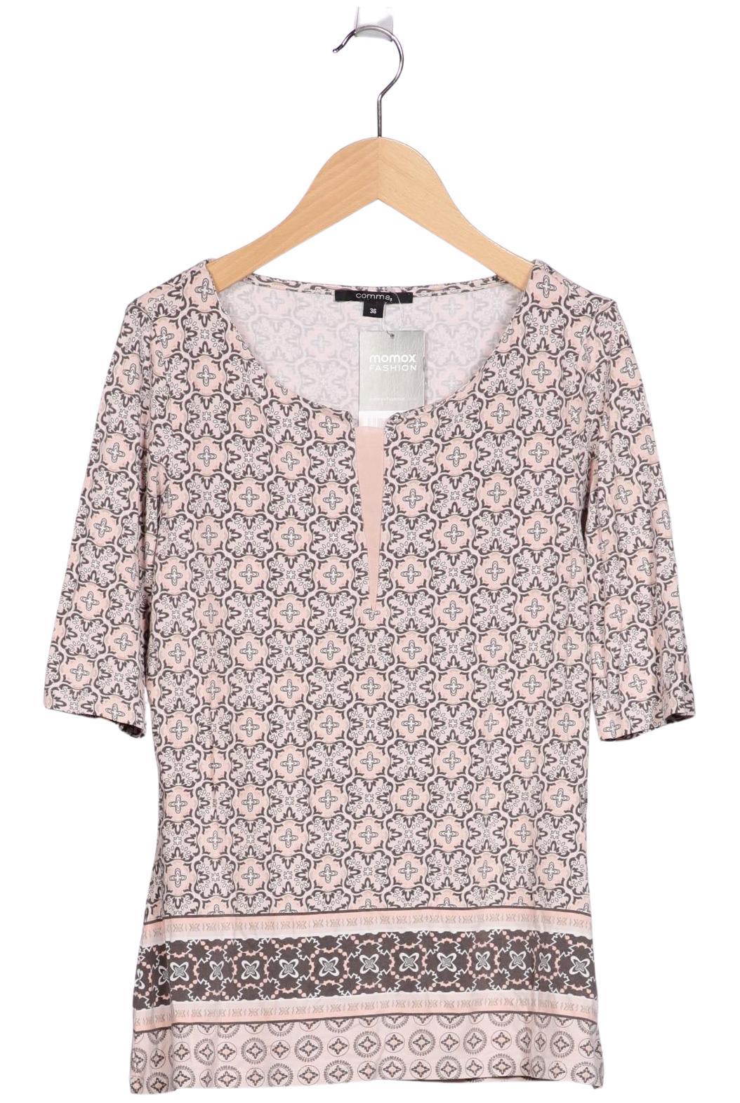 

Comma Damen T-Shirt, mehrfarbig, Gr. 36