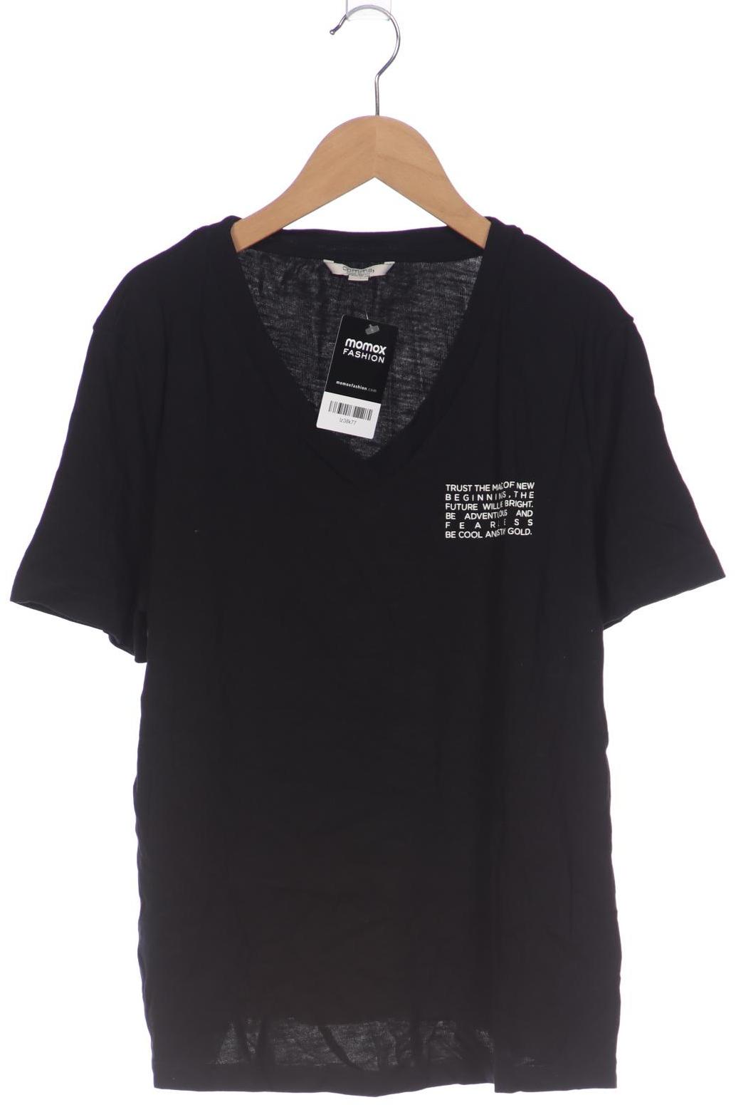 

Comma Damen T-Shirt, schwarz, Gr. 42