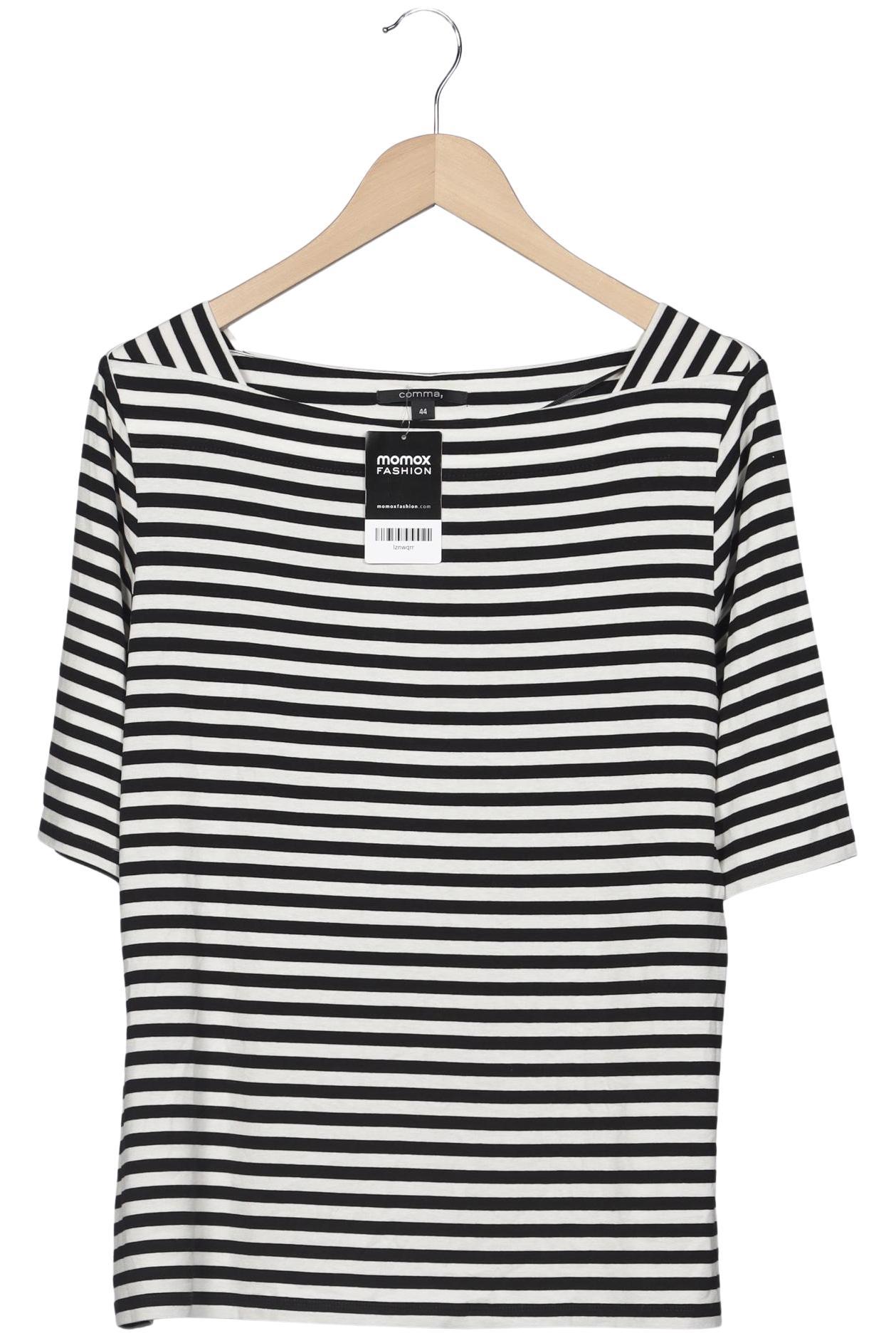 

Comma Damen T-Shirt, weiß, Gr. 44