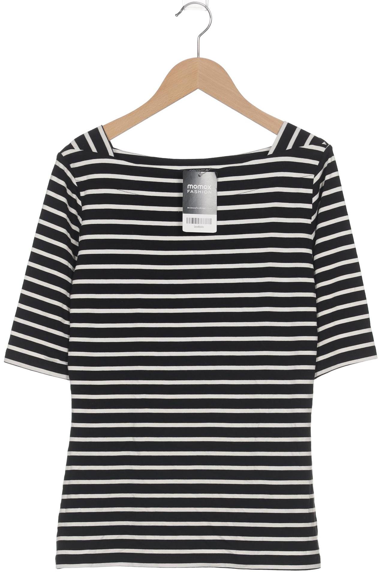 

Comma Damen T-Shirt, schwarz, Gr. 34