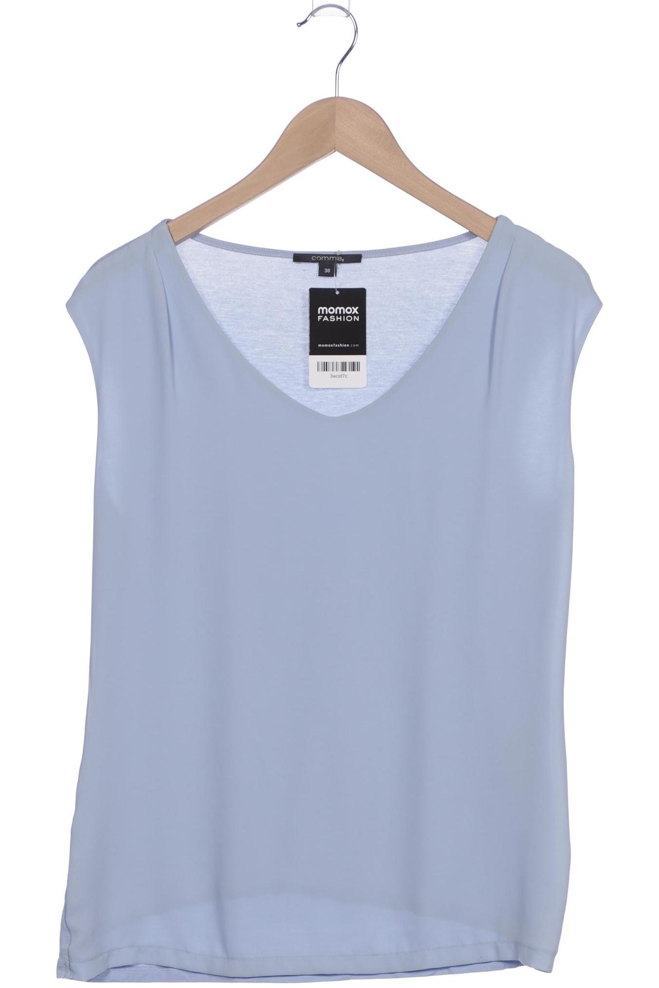 

Comma Damen T-Shirt, blau, Gr. 38
