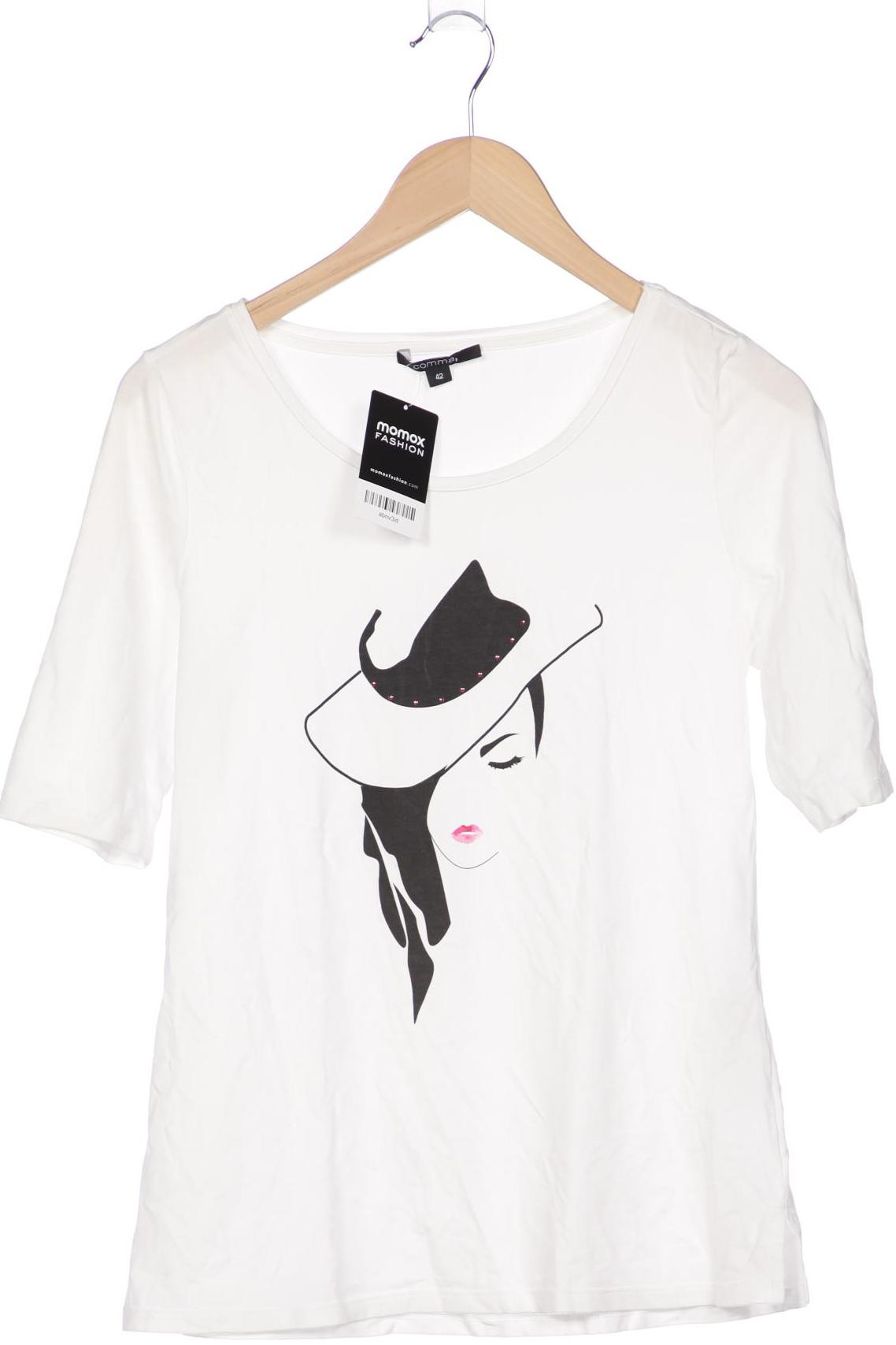 

Comma Damen T-Shirt, weiß