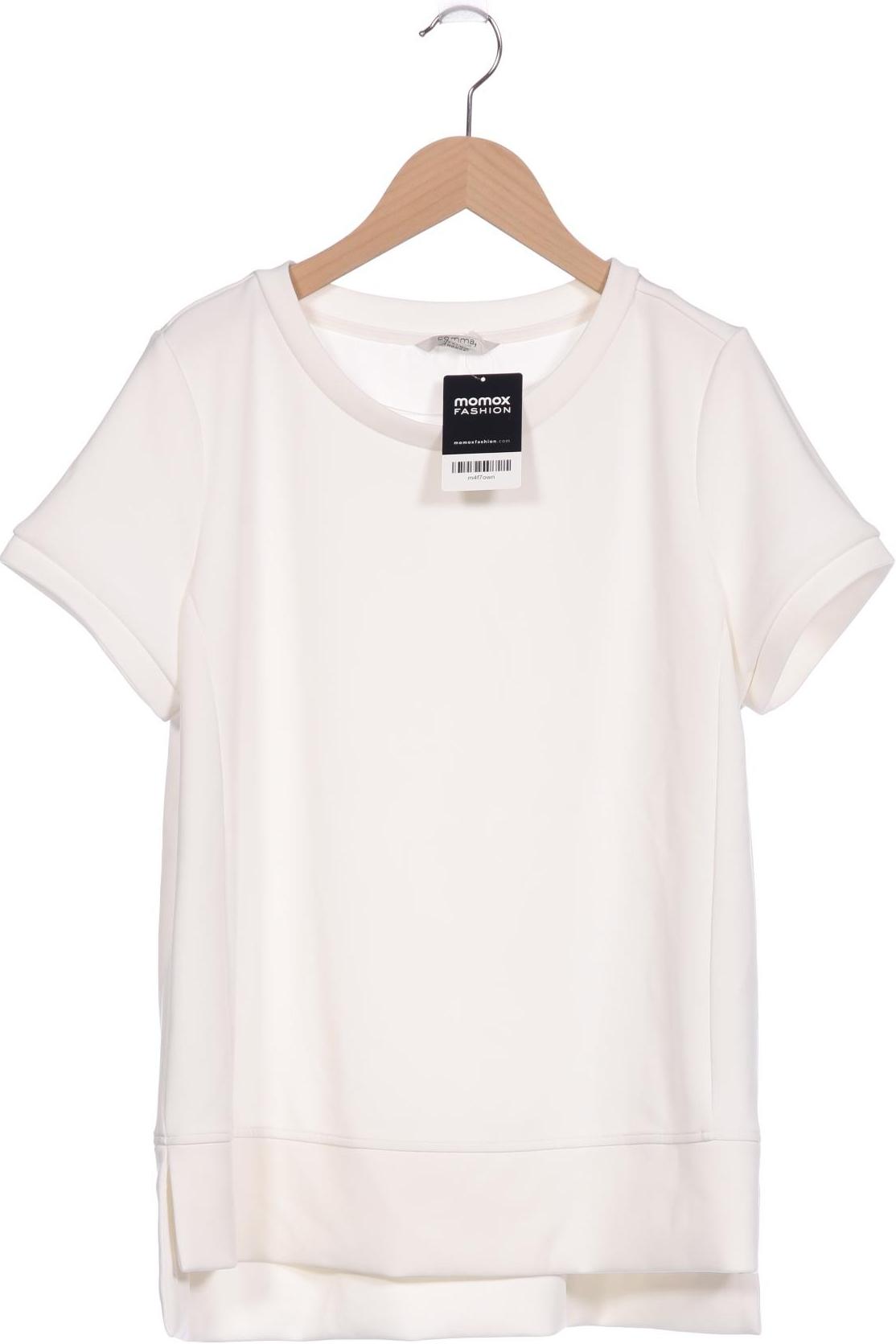 

Comma Damen T-Shirt, weiß, Gr. 38