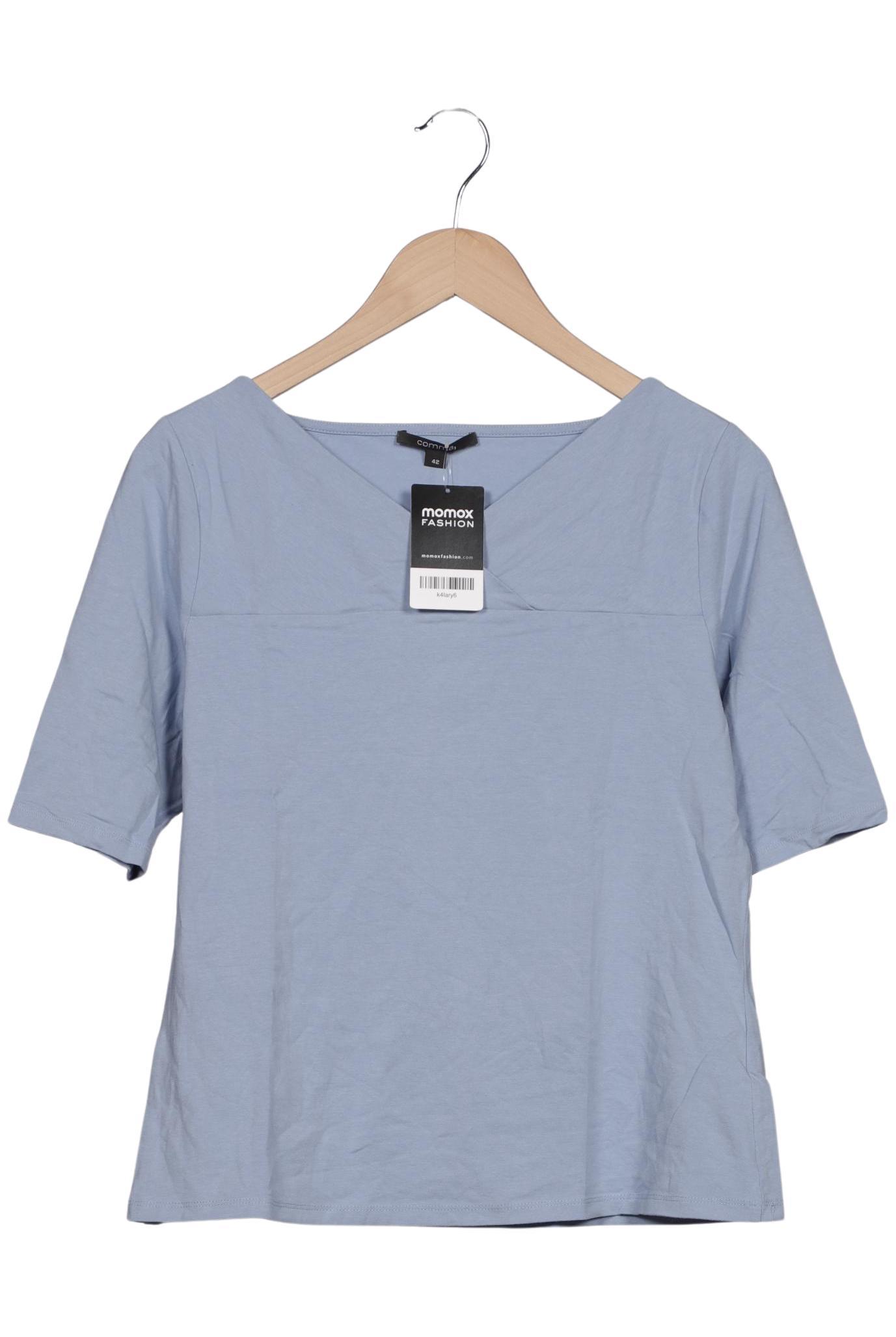 

Comma Damen T-Shirt, hellblau, Gr. 42