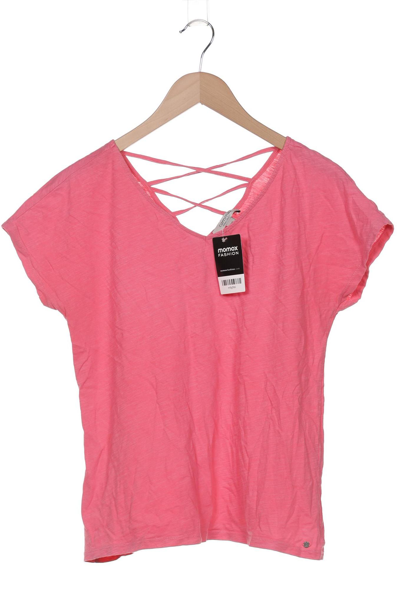 

Comma Damen T-Shirt, pink, Gr. 40