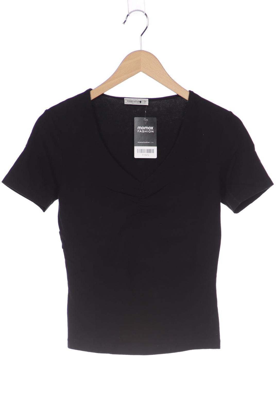 

Comma Damen T-Shirt, schwarz, Gr. 38
