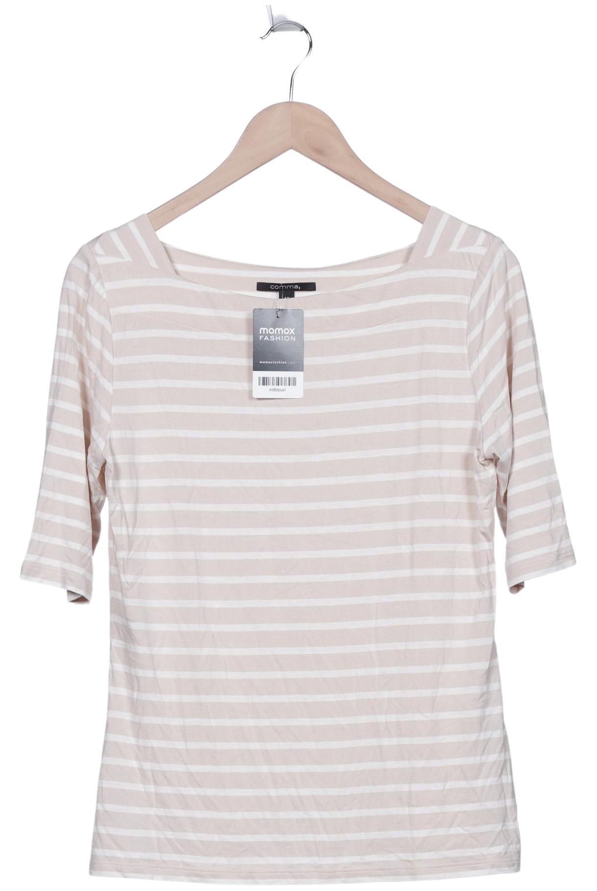 

Comma Damen T-Shirt, beige, Gr. 42