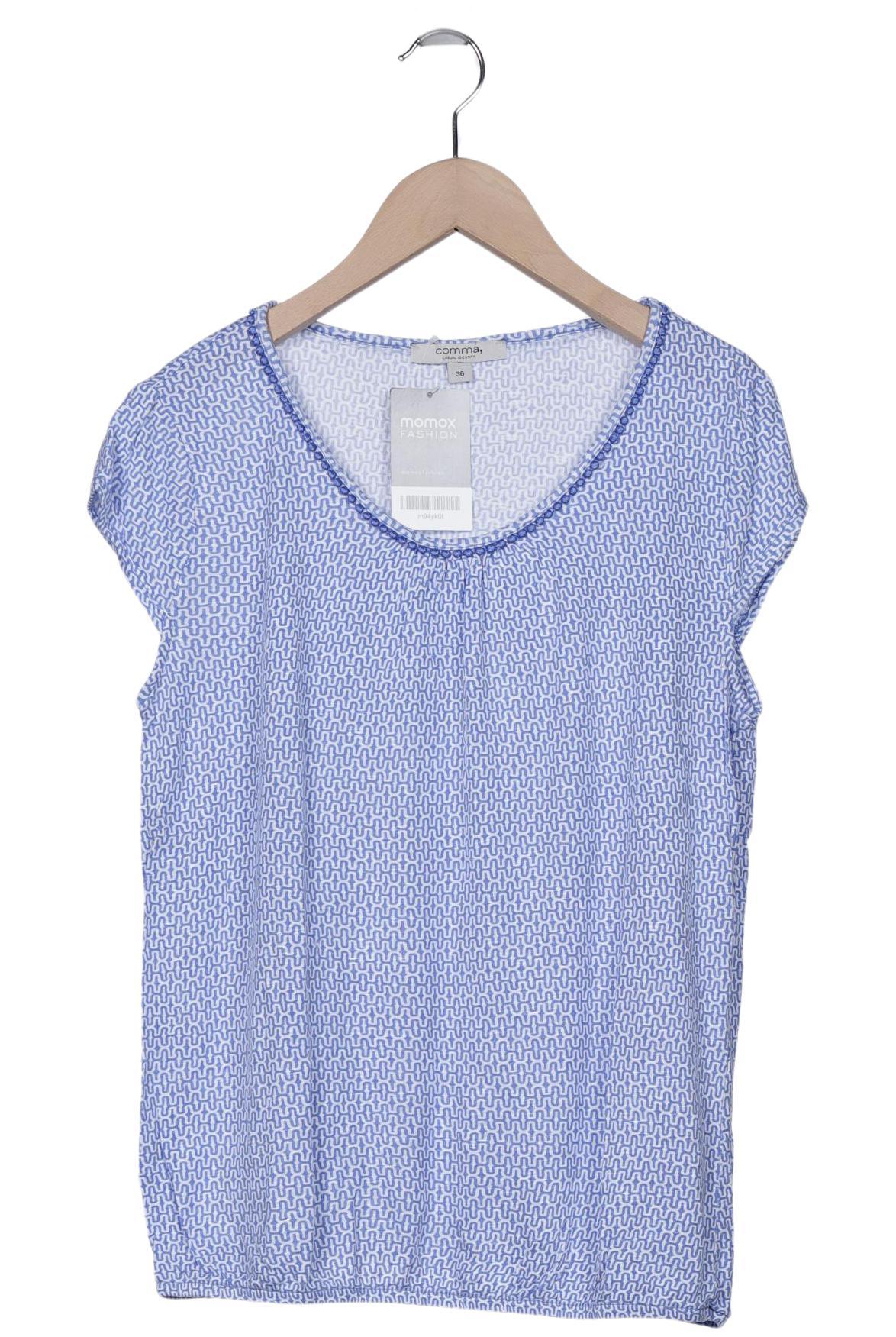 

Comma Damen T-Shirt, hellblau, Gr. 36