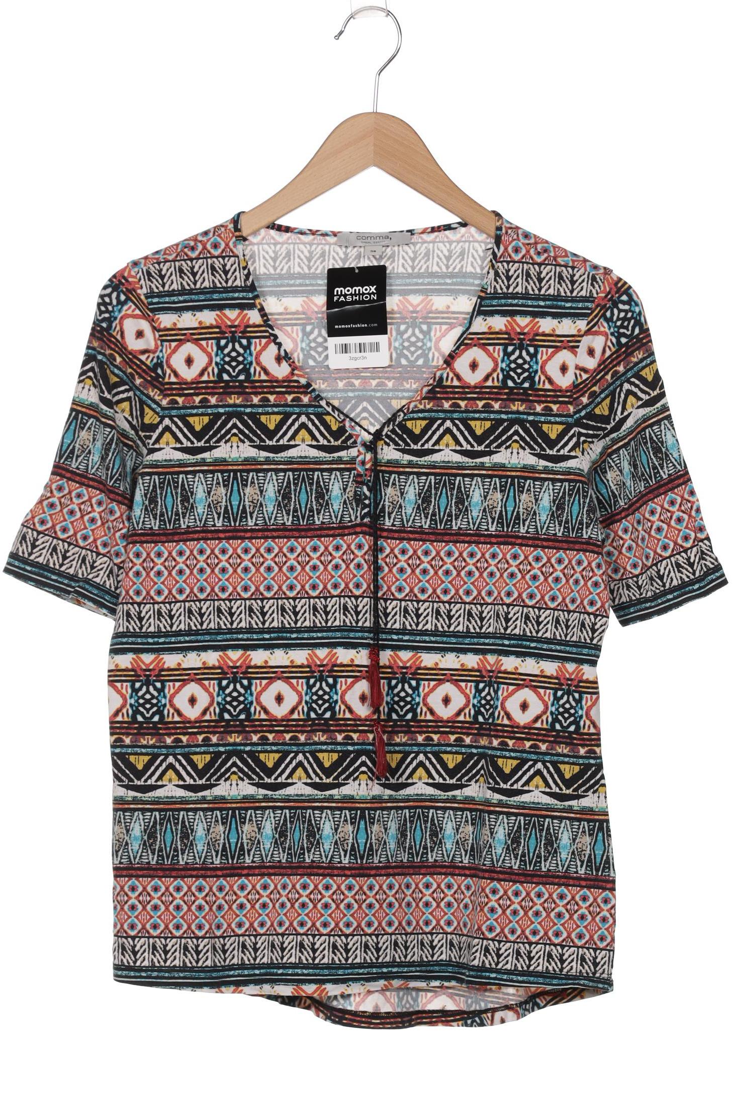 

Comma Damen T-Shirt, mehrfarbig, Gr. 38