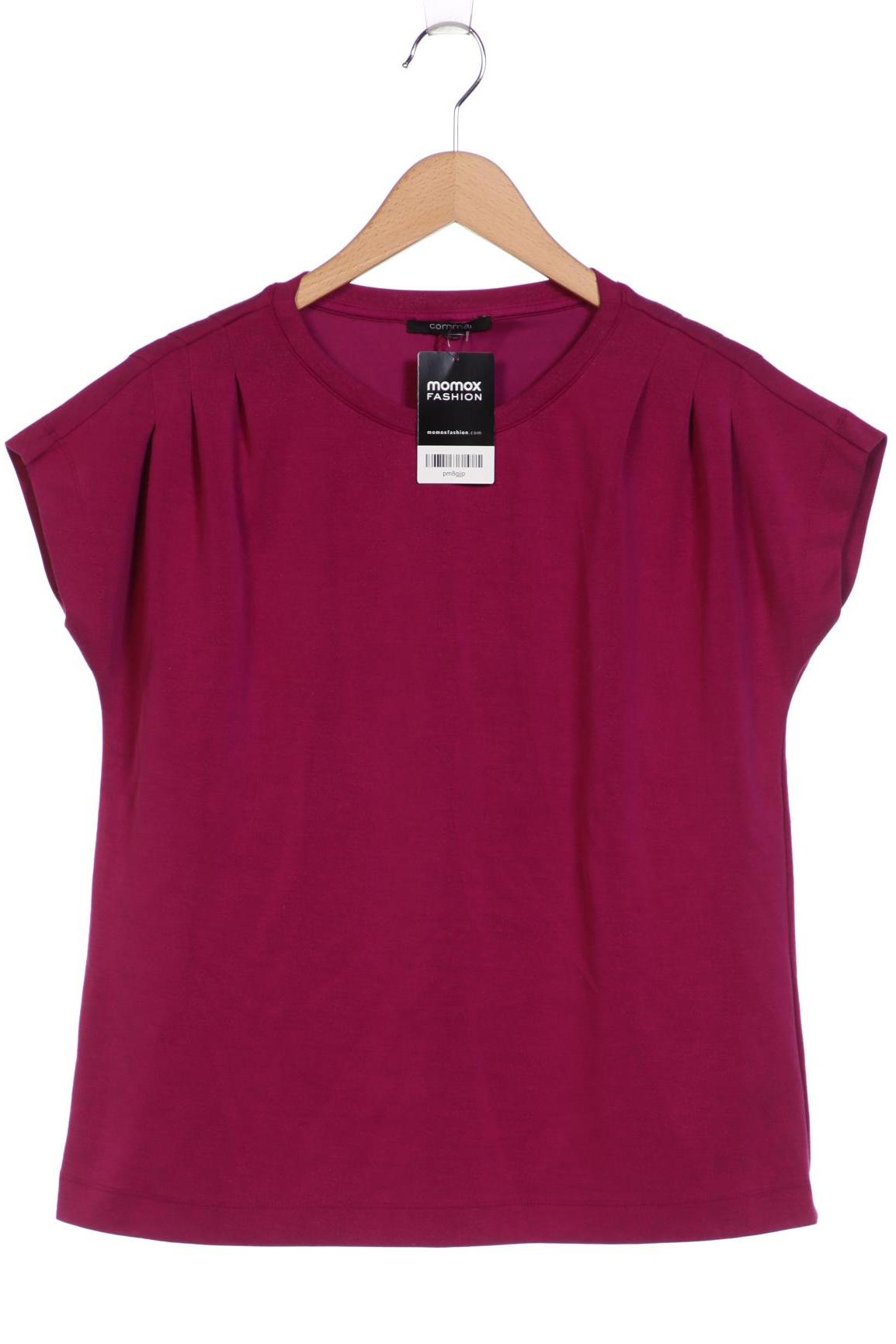

Comma Damen T-Shirt, bordeaux, Gr. 42