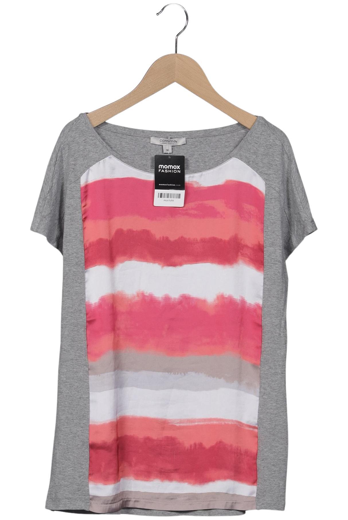 

Comma Damen T-Shirt, mehrfarbig, Gr. 38