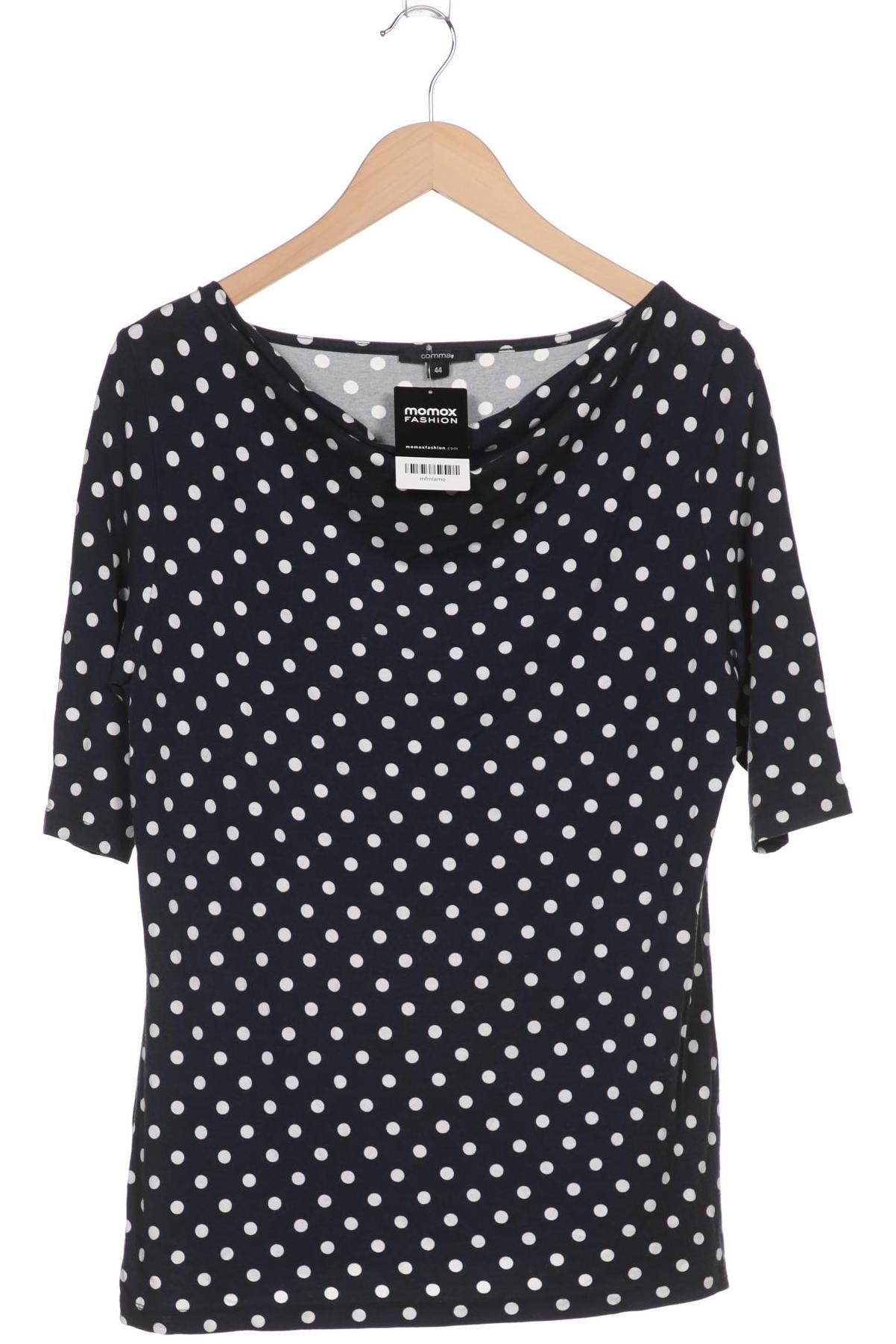 

Comma Damen T-Shirt, marineblau