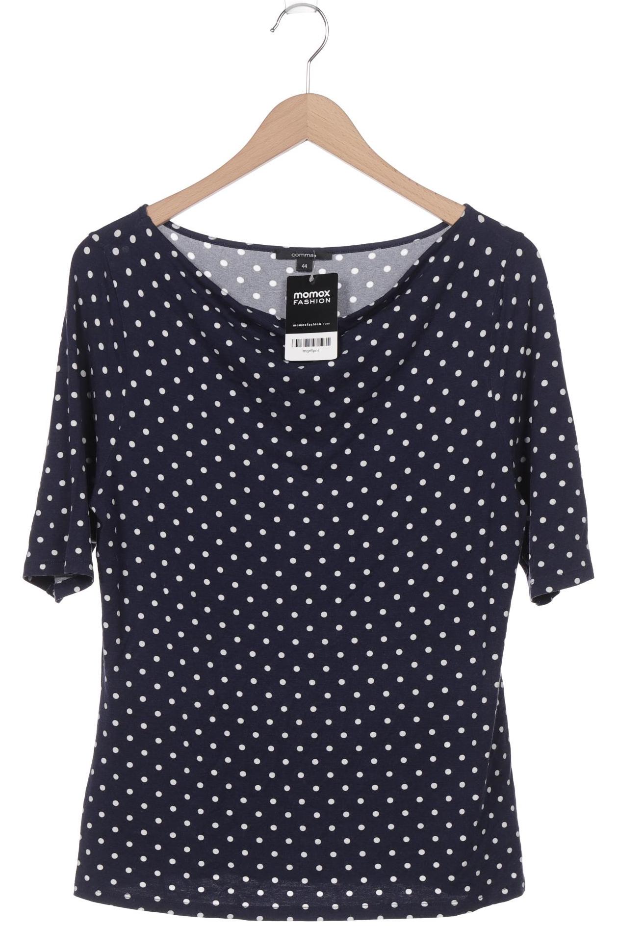 

Comma Damen T-Shirt, marineblau
