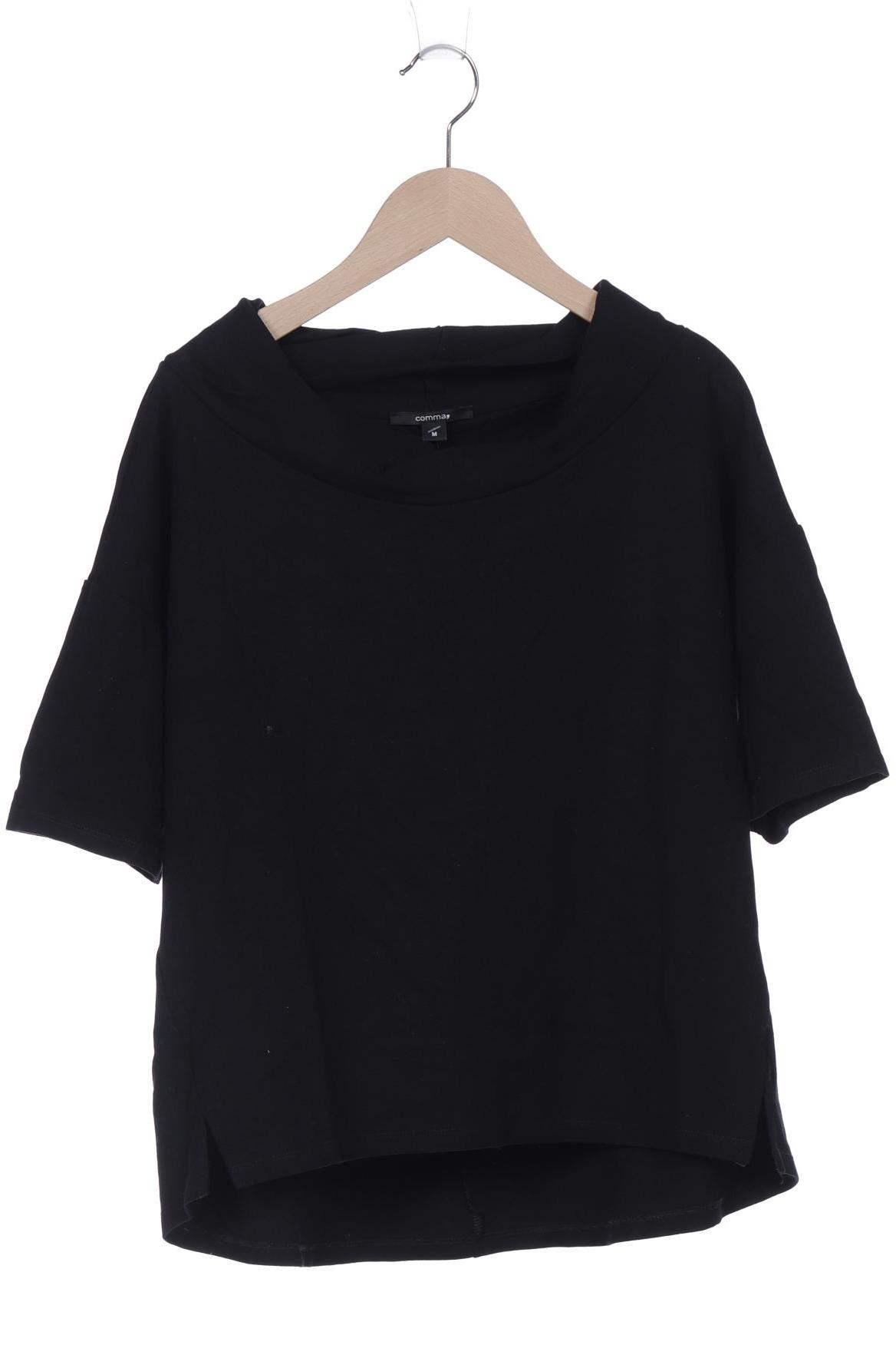 

Comma Damen T-Shirt, schwarz, Gr. 38