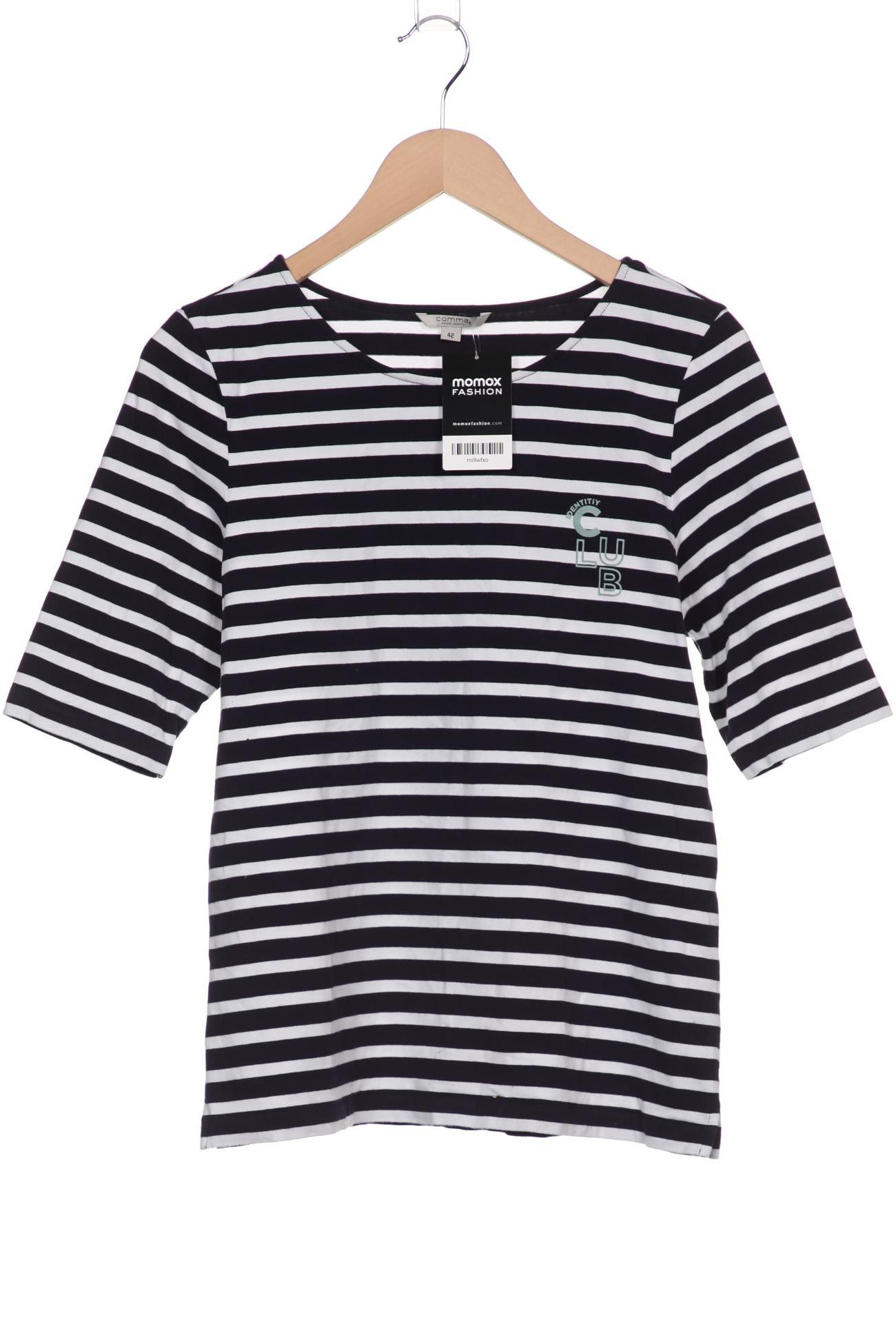 

Comma Damen T-Shirt, schwarz