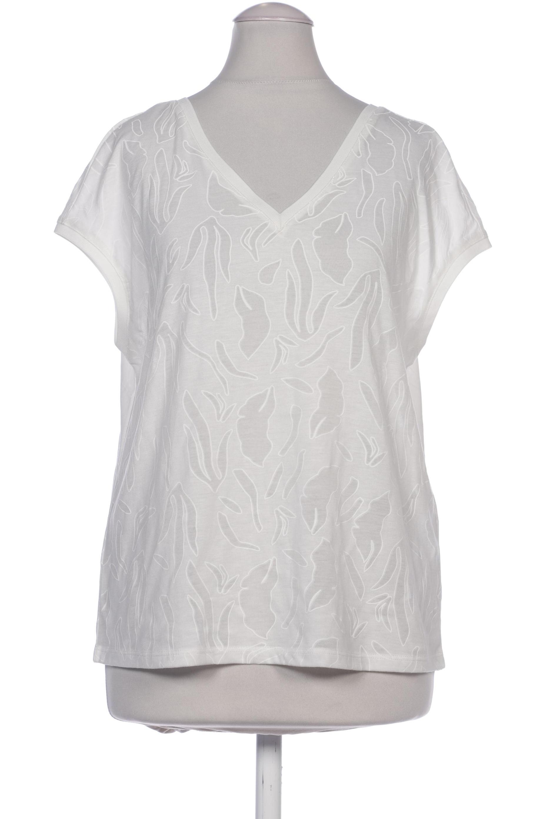 

Comma Damen T-Shirt, weiß, Gr. 34