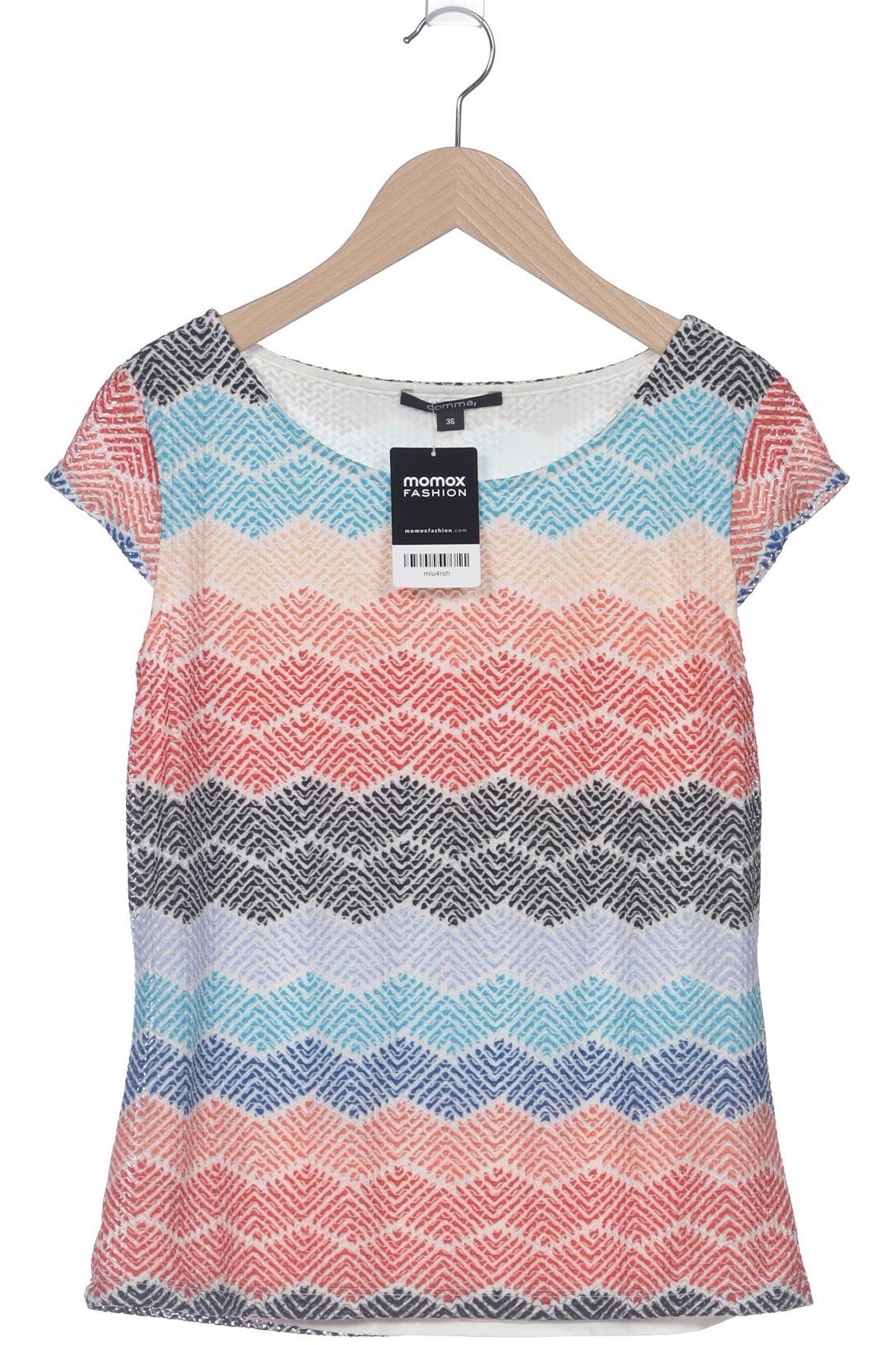 

Comma Damen T-Shirt, mehrfarbig, Gr. 36