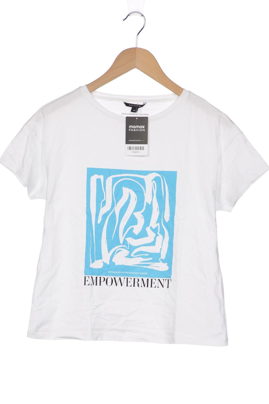 

Comma Damen T-Shirt, weiß