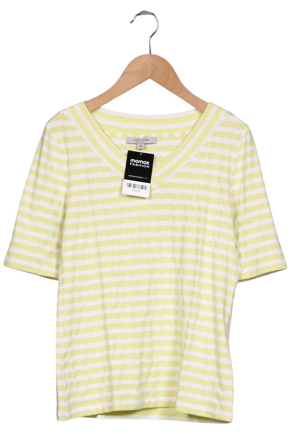 

Comma Damen T-Shirt, hellgrün, Gr. 34