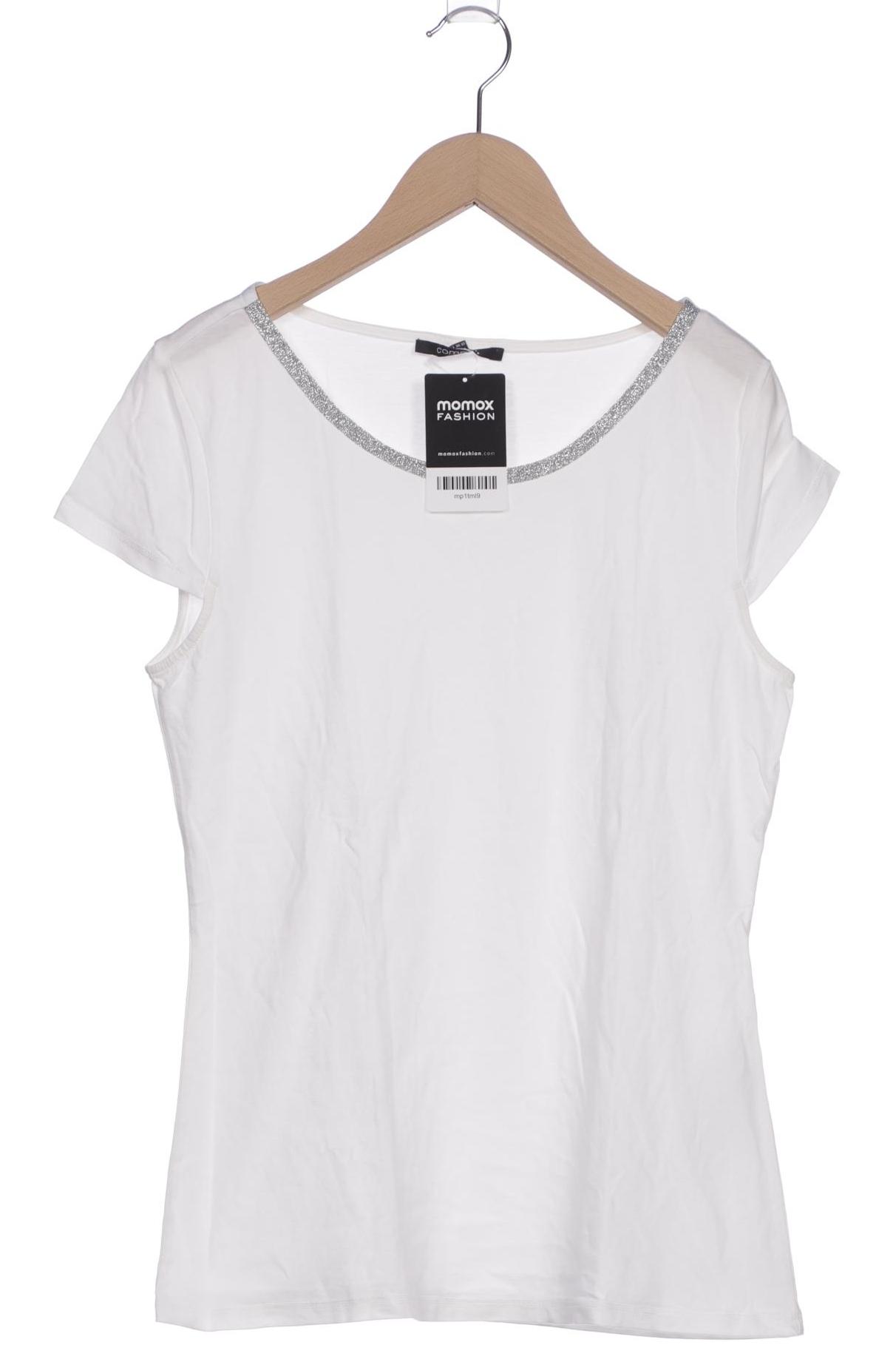 

Comma Damen T-Shirt, weiß, Gr. 38