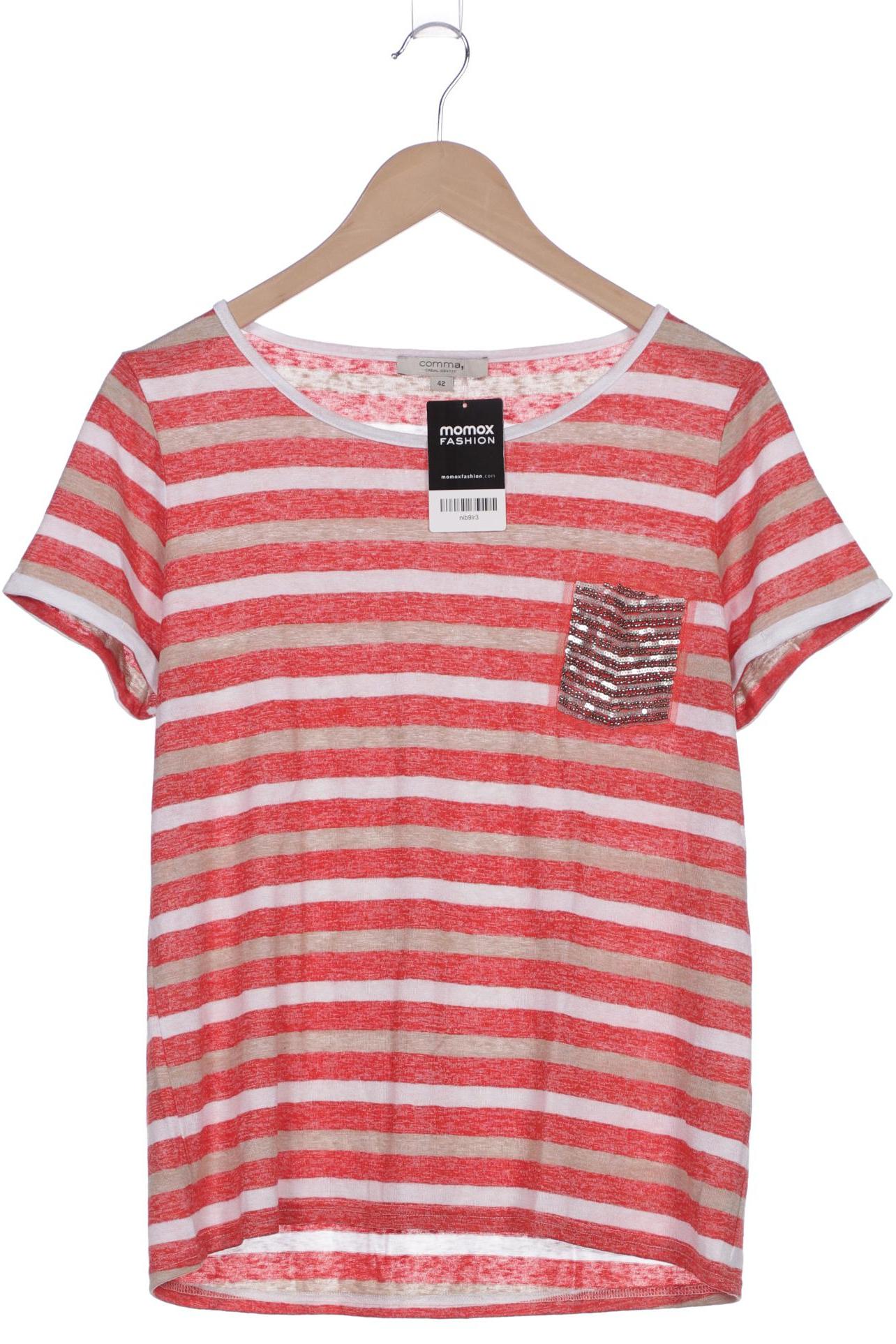 

Comma Damen T-Shirt, mehrfarbig, Gr. 42