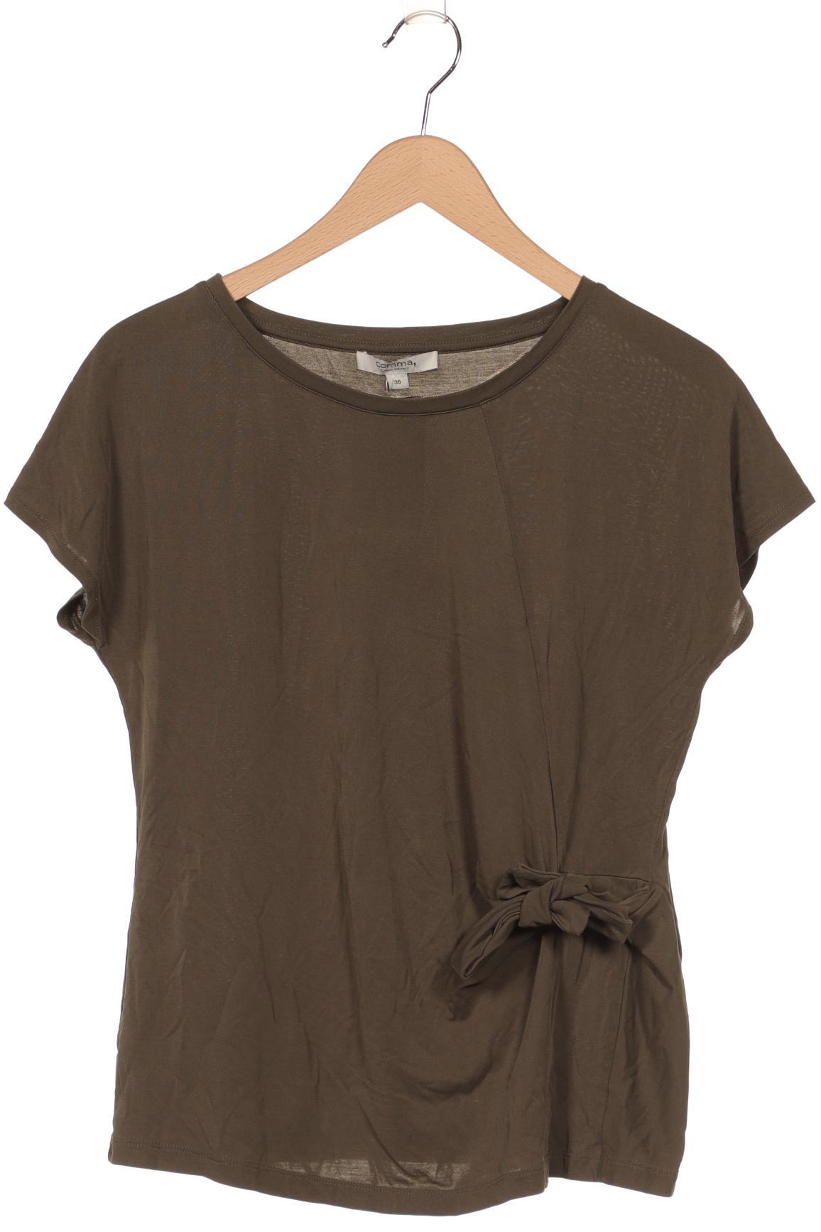 

Comma Damen T-Shirt, grün, Gr. 36