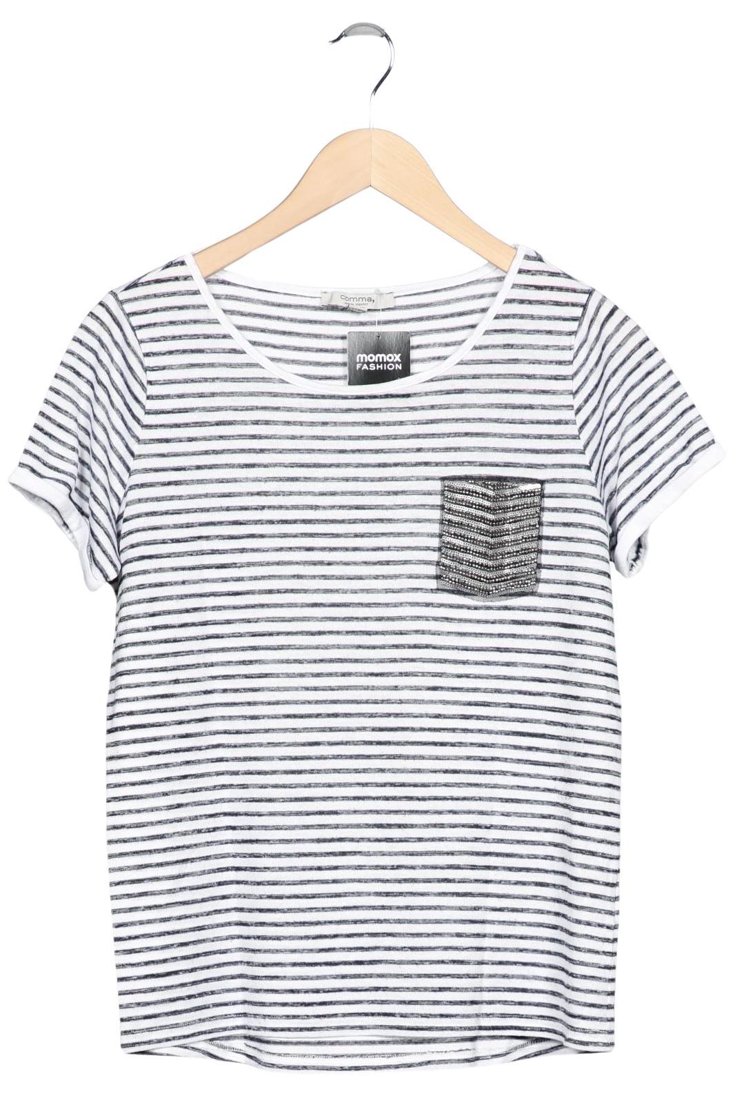 

Comma Damen T-Shirt, mehrfarbig, Gr. 38