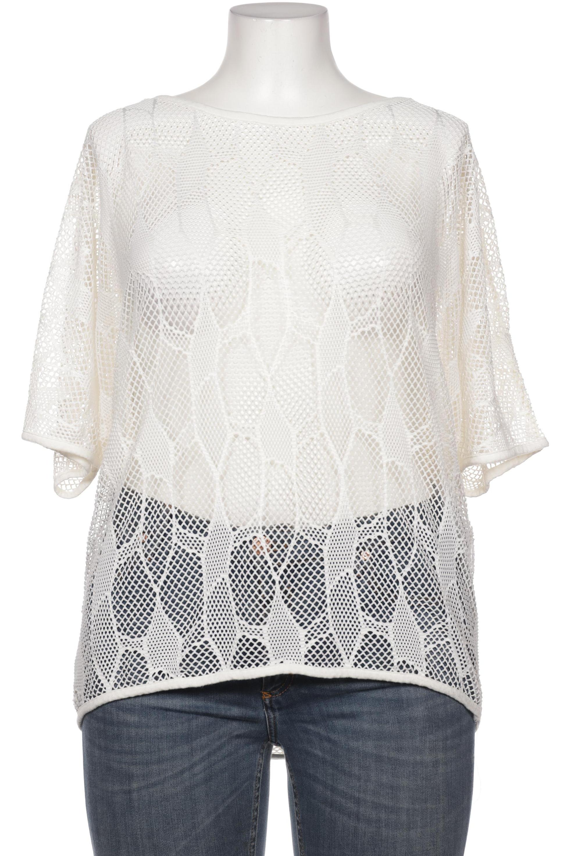 

Comma Damen T-Shirt, cremeweiß, Gr. 42