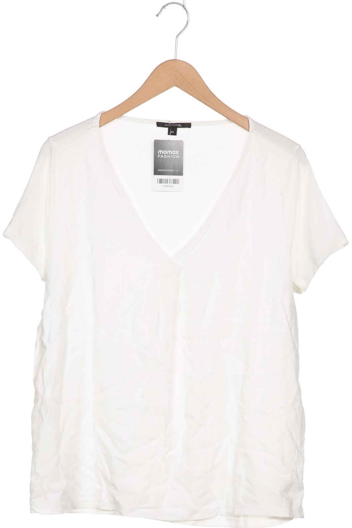 

Comma Damen T-Shirt, weiß