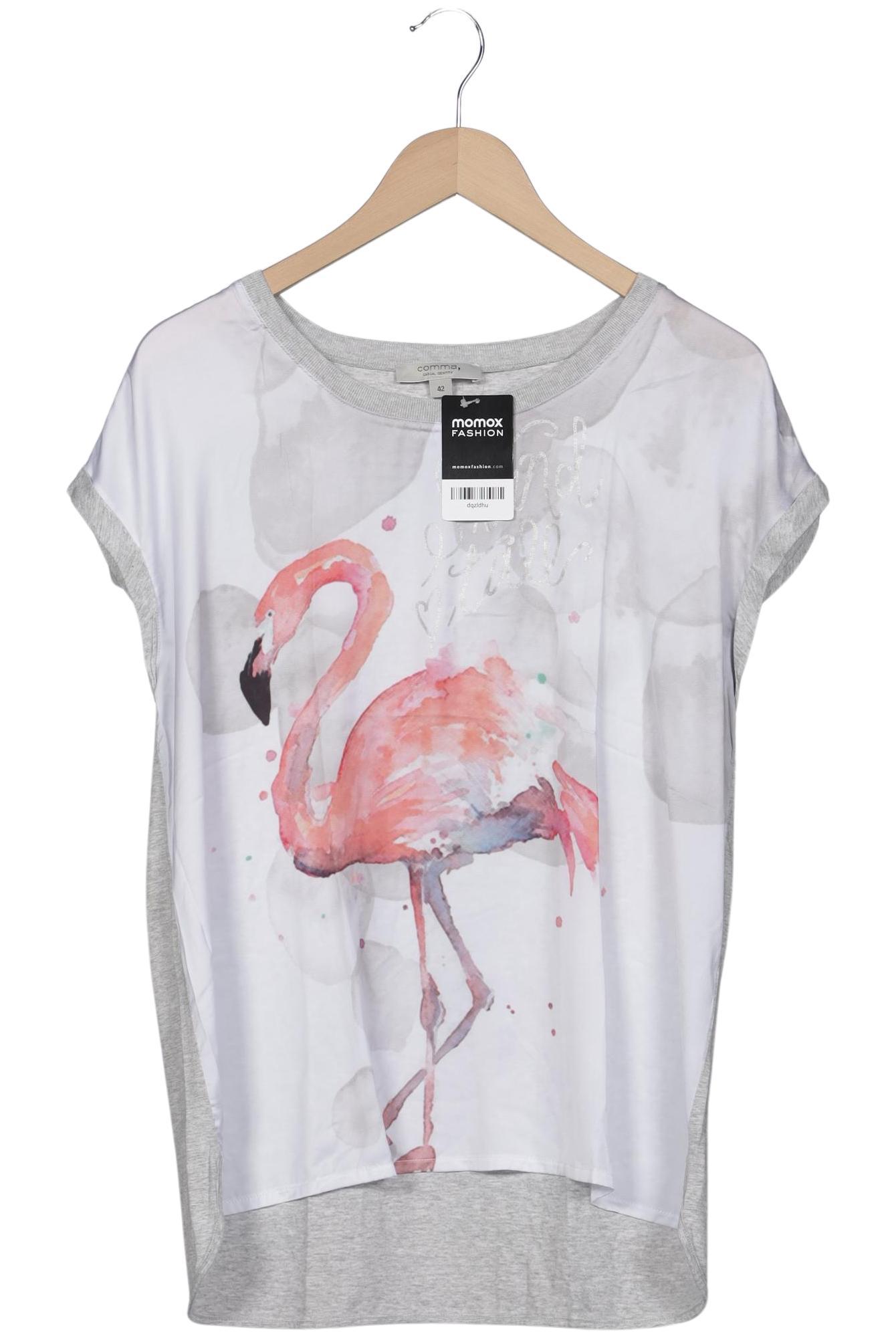 

Comma Damen T-Shirt, mehrfarbig, Gr. 42