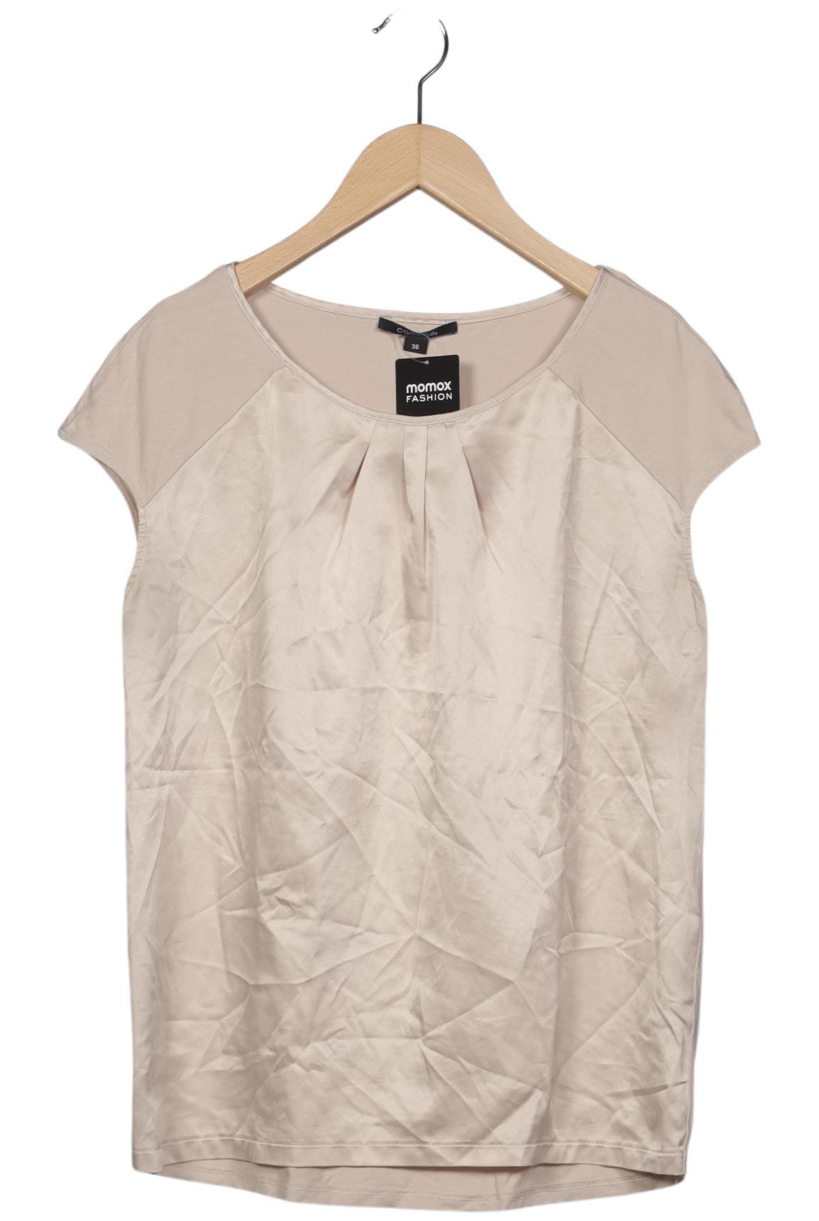 

Comma Damen T-Shirt, beige, Gr. 36