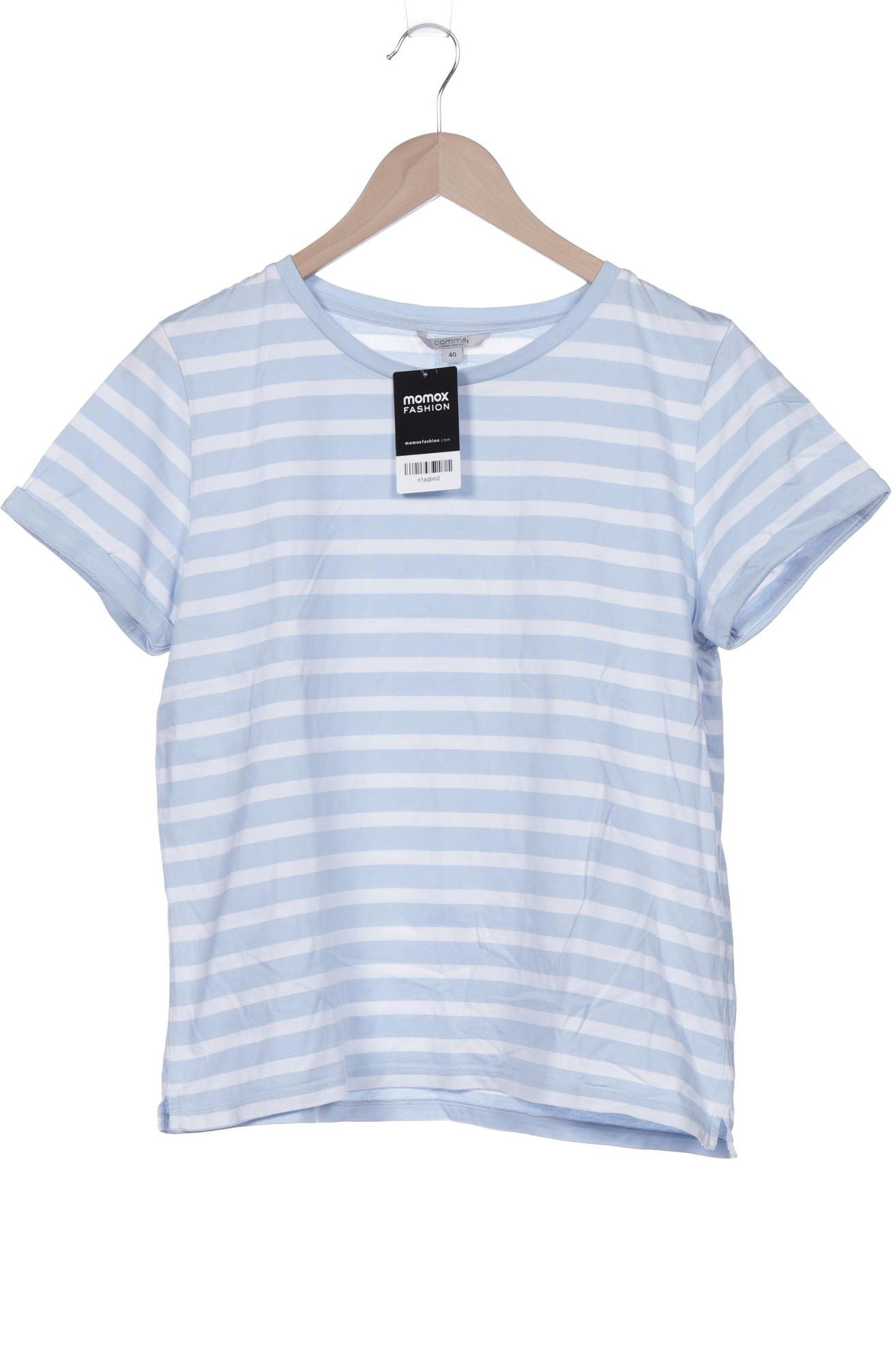 

Comma Damen T-Shirt, hellblau, Gr. 40