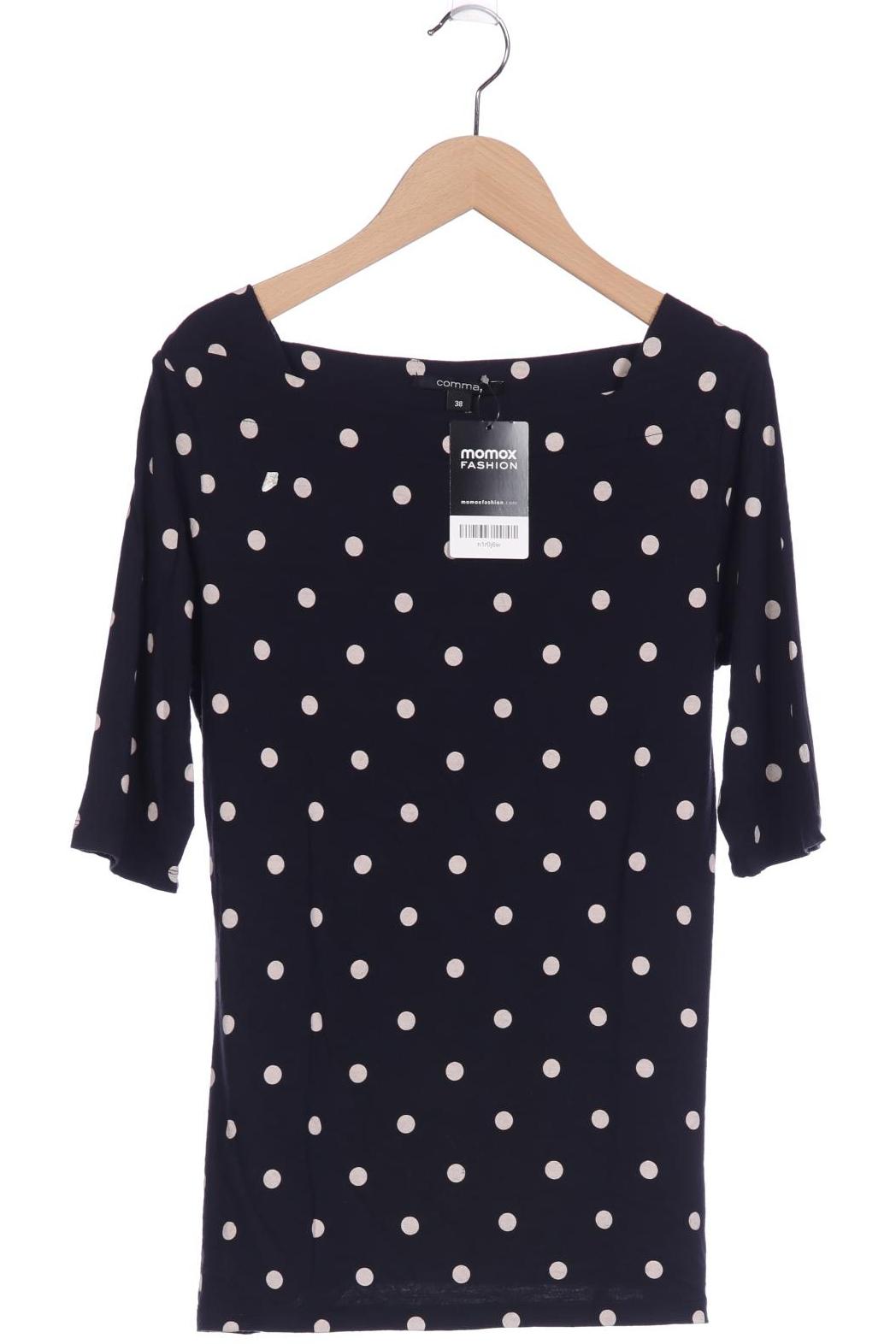 

Comma Damen T-Shirt, marineblau