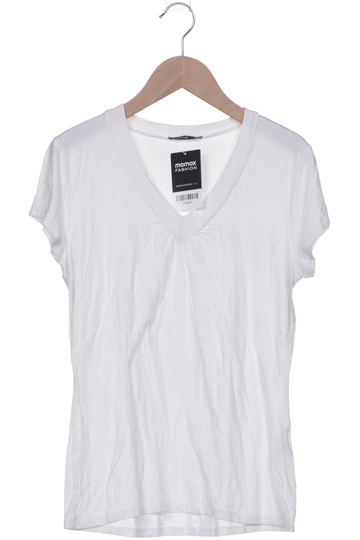 

Comma Damen T-Shirt, weiß, Gr. 40