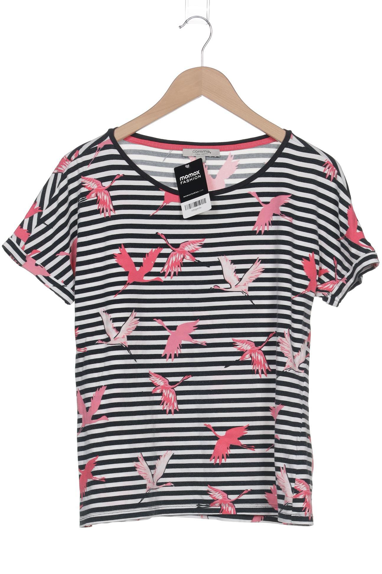 

Comma Damen T-Shirt, mehrfarbig, Gr. 38
