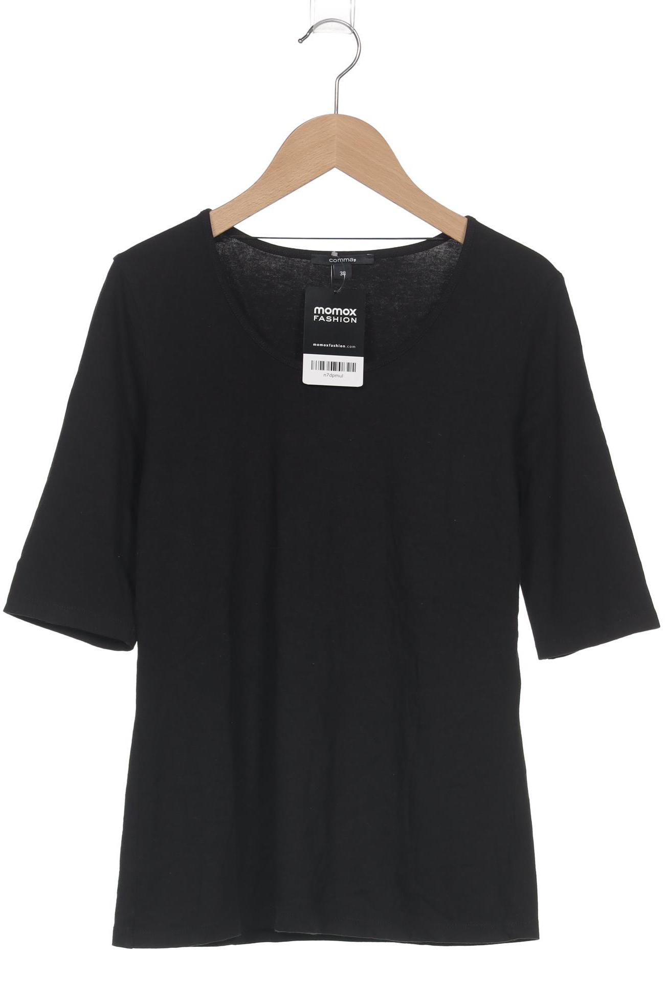 

Comma Damen T-Shirt, schwarz, Gr. 38
