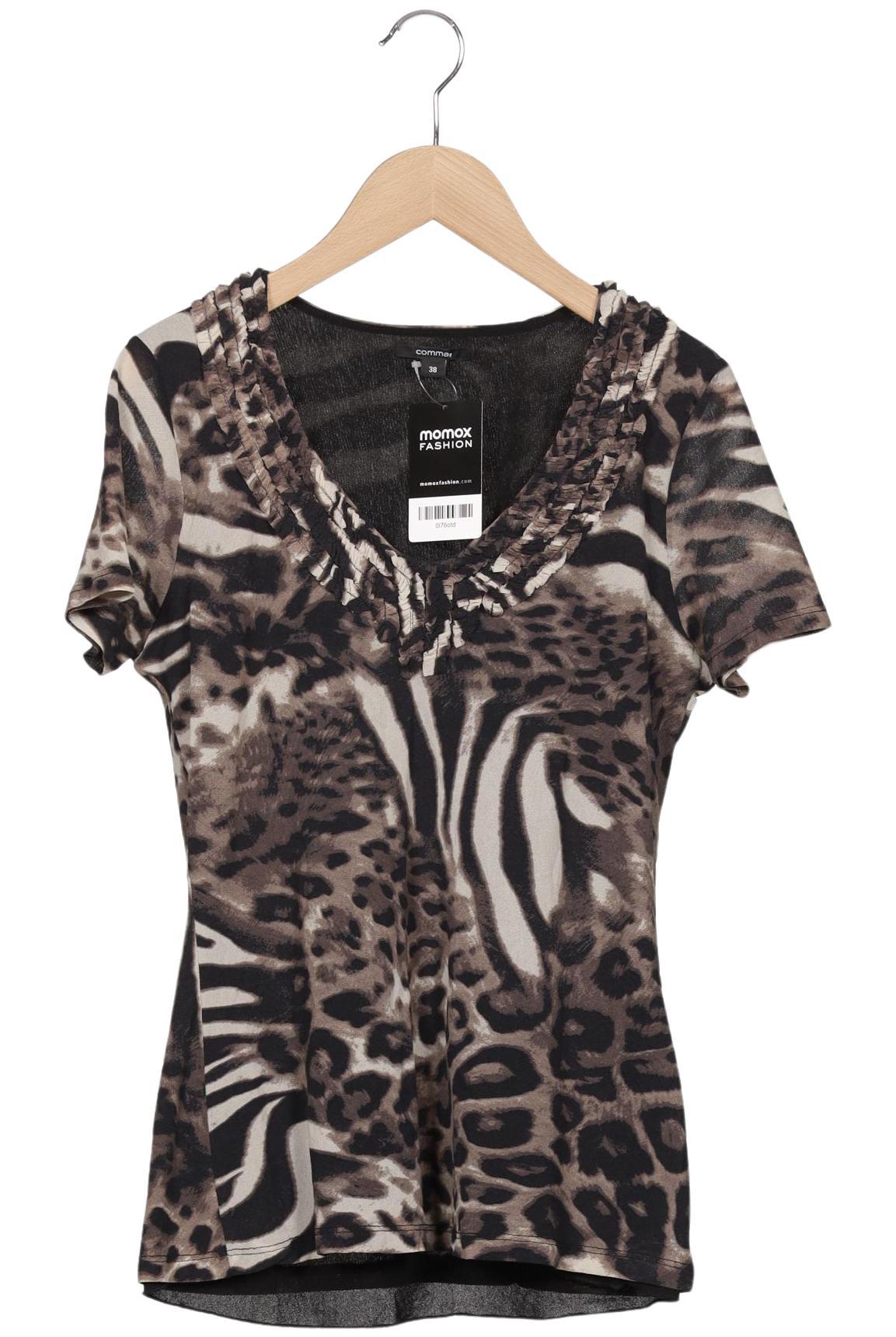 

Comma Damen T-Shirt, braun, Gr. 38