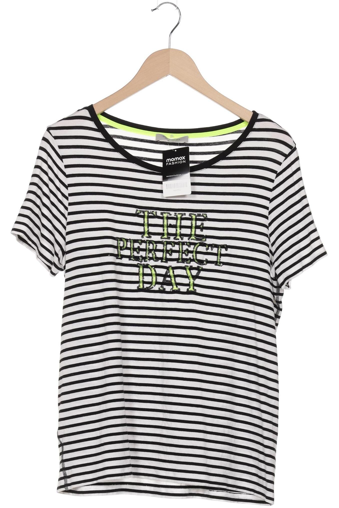 

Comma Damen T-Shirt, weiß, Gr. 40