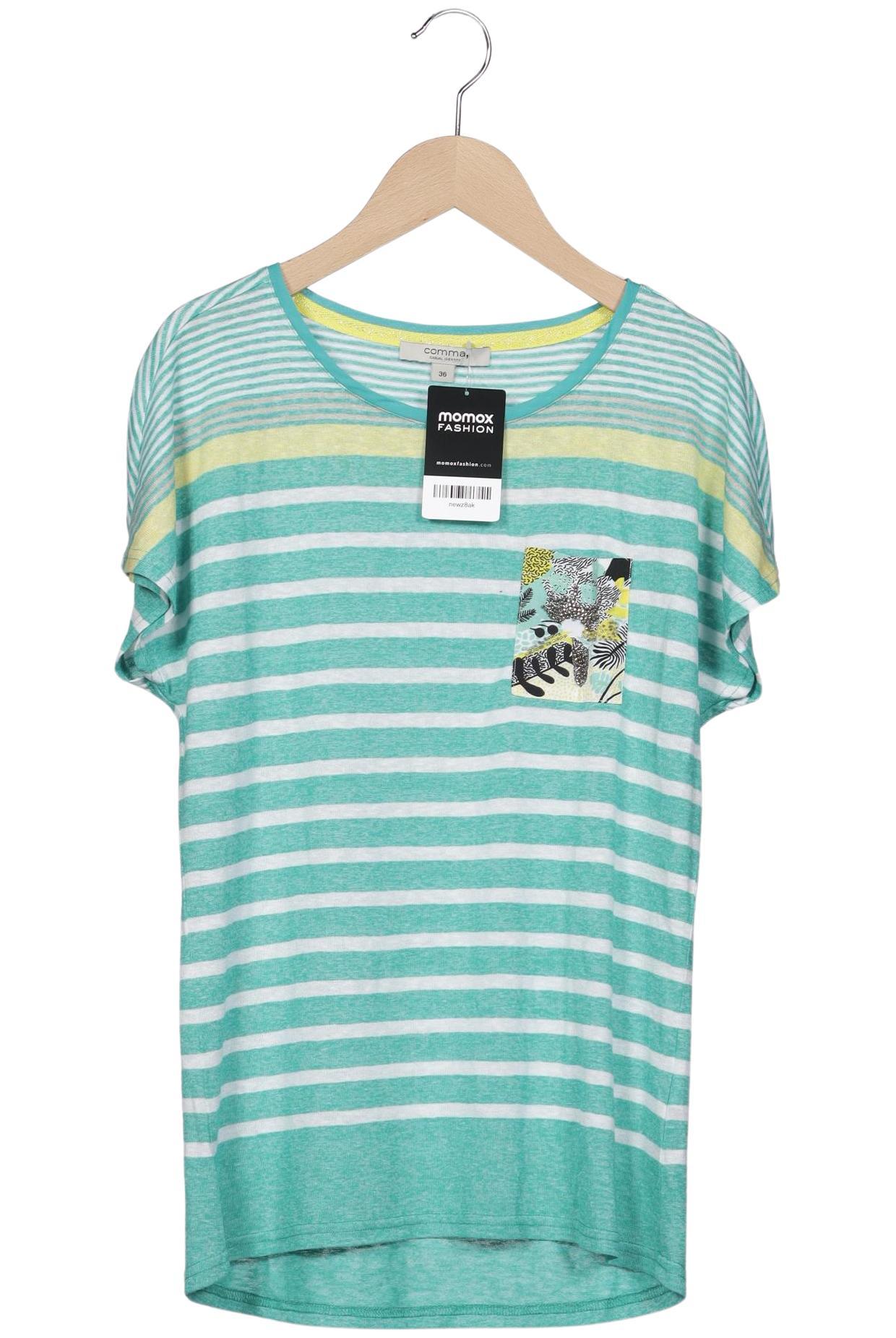 

Comma Damen T-Shirt, grün, Gr. 36