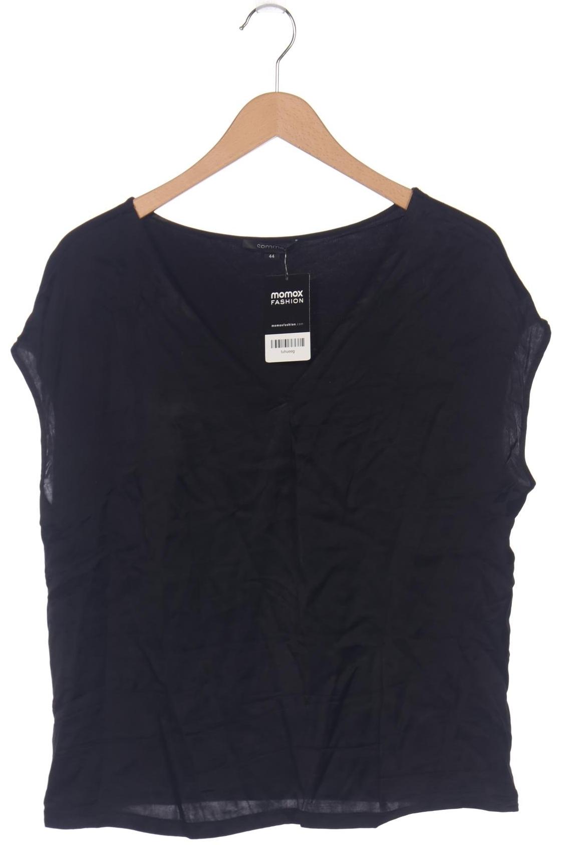 

Comma Damen T-Shirt, schwarz, Gr. 44