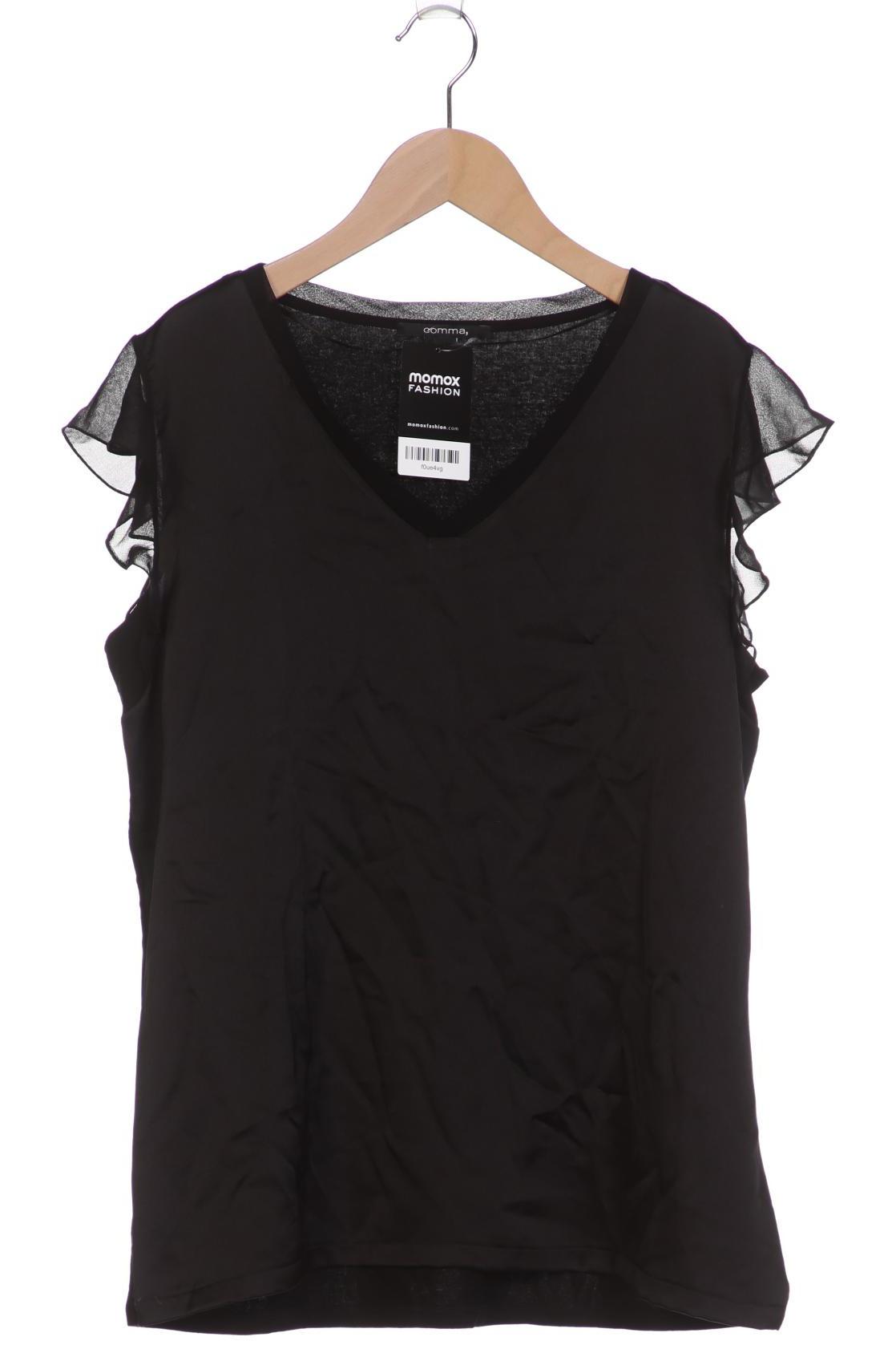 

Comma Damen T-Shirt, schwarz, Gr. 42