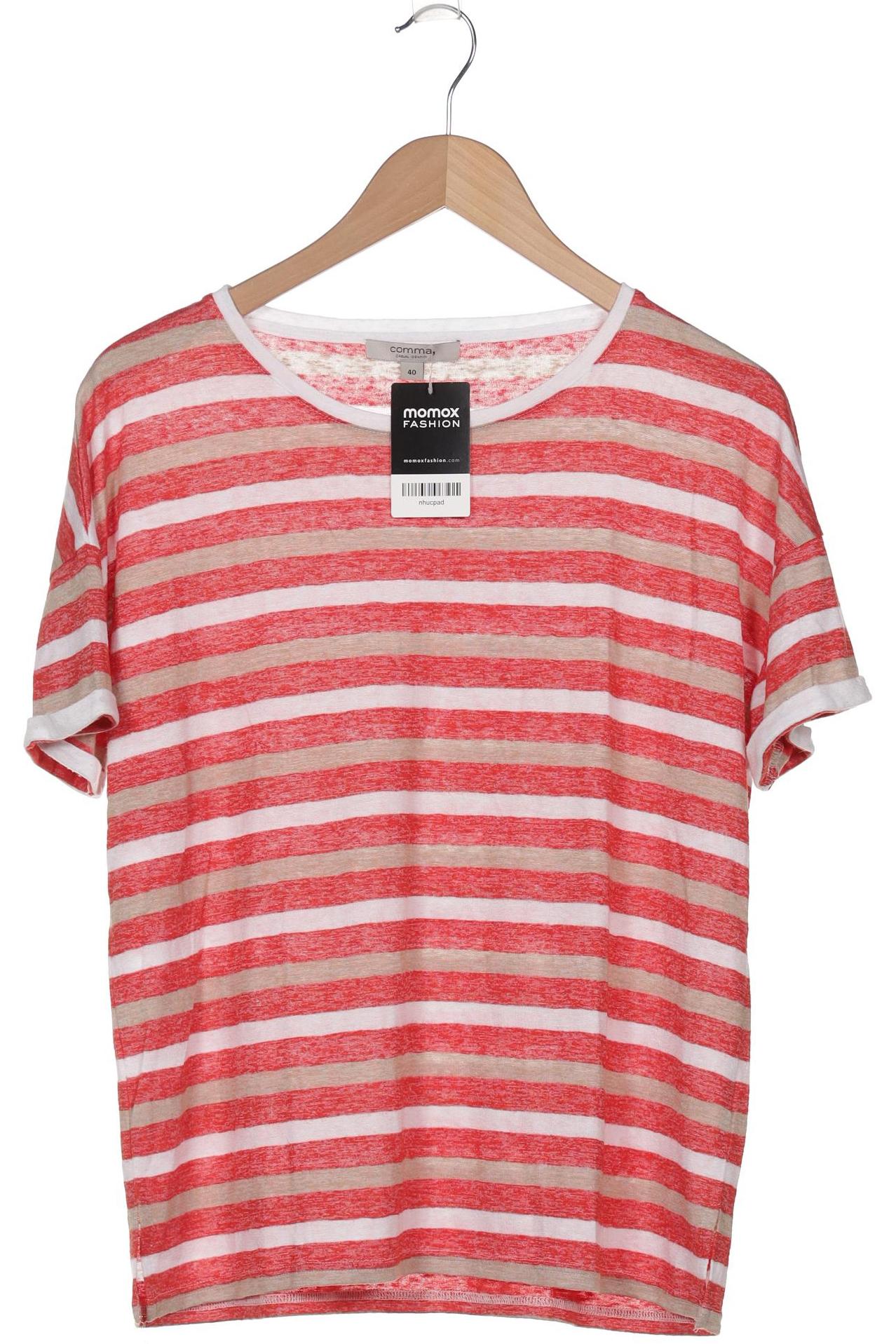 

Comma Damen T-Shirt, rot, Gr. 40
