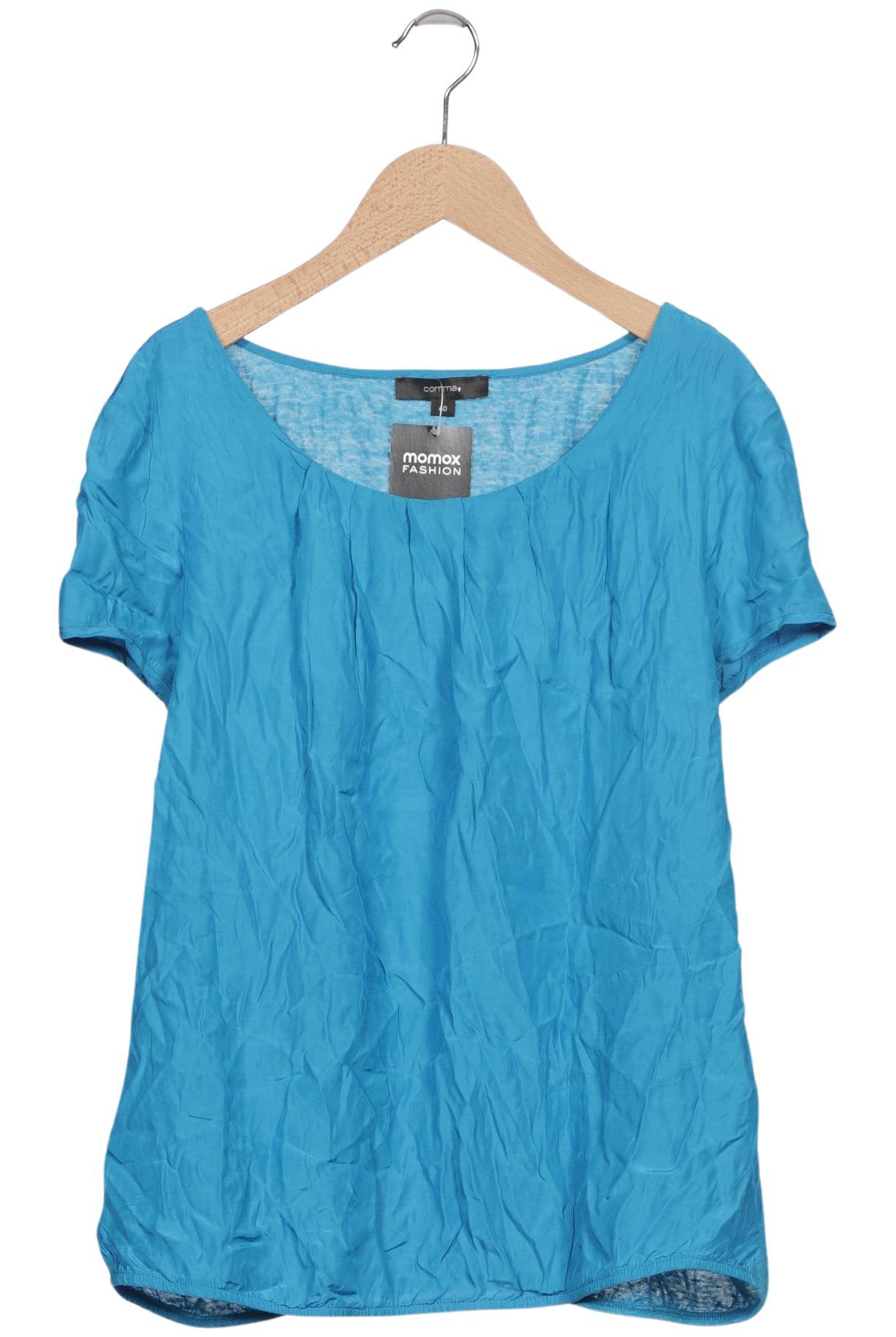 

Comma Damen T-Shirt, blau, Gr. 40