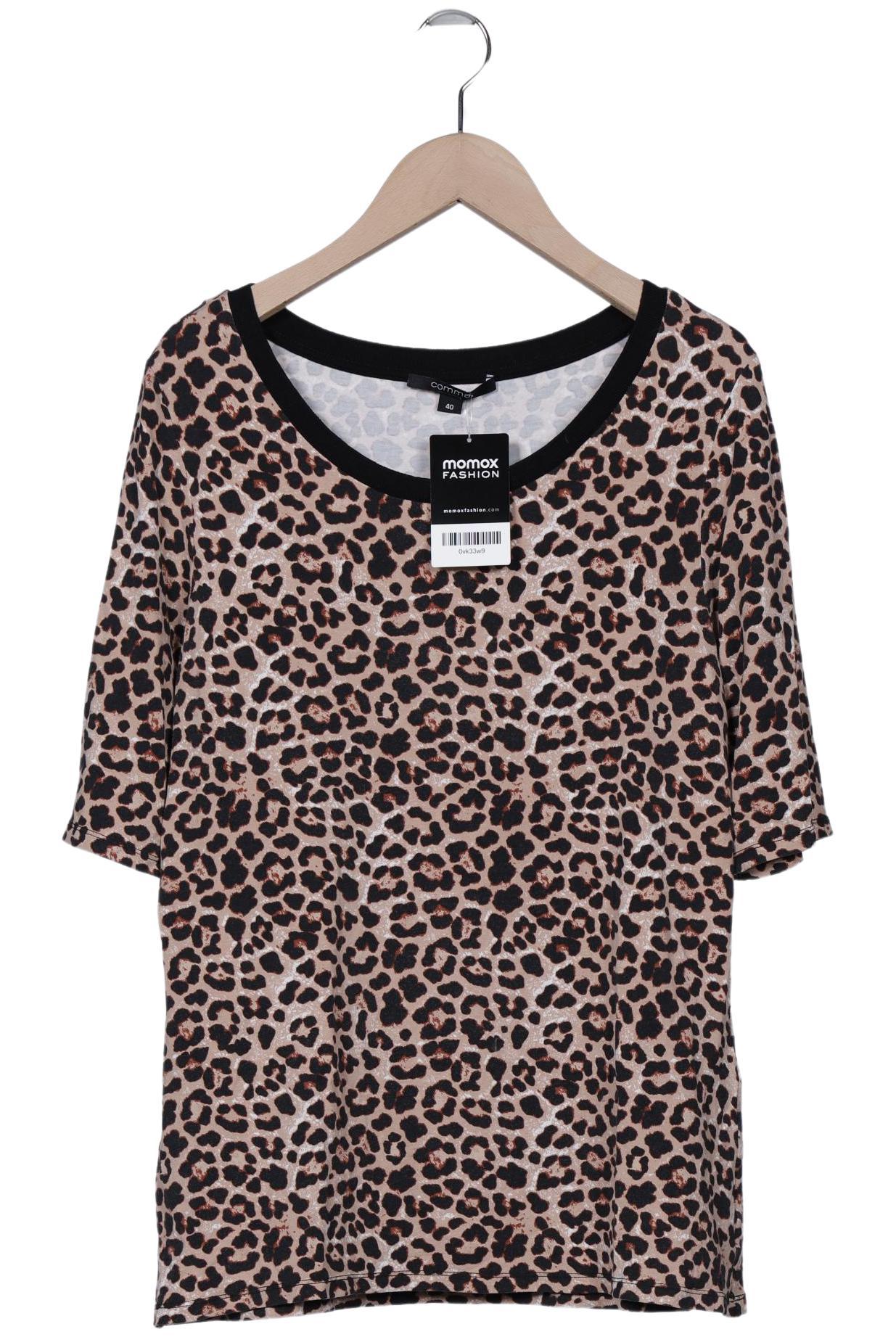 

Comma Damen T-Shirt, beige, Gr. 40
