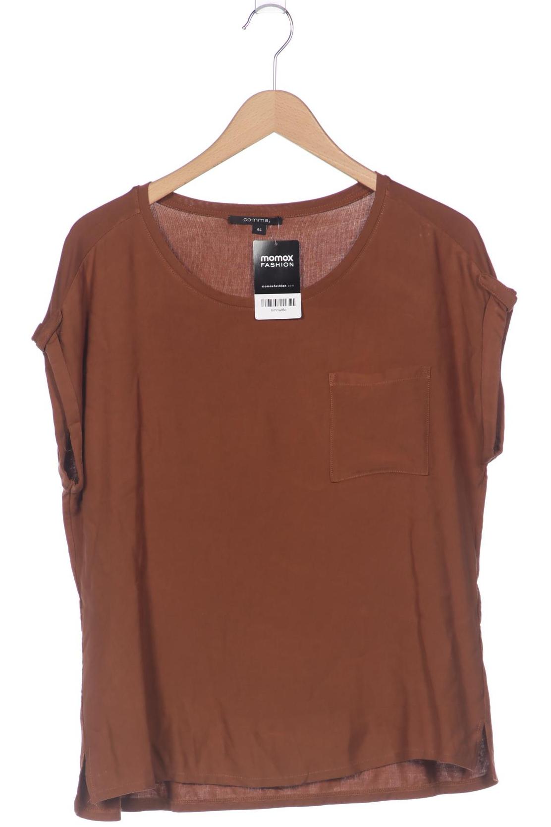 

Comma Damen T-Shirt, braun, Gr. 44