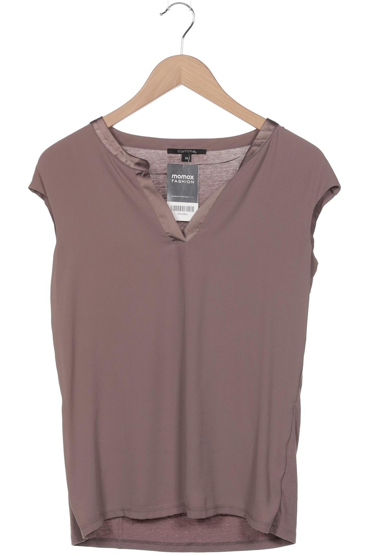 

Comma Damen T-Shirt, grau, Gr. 34