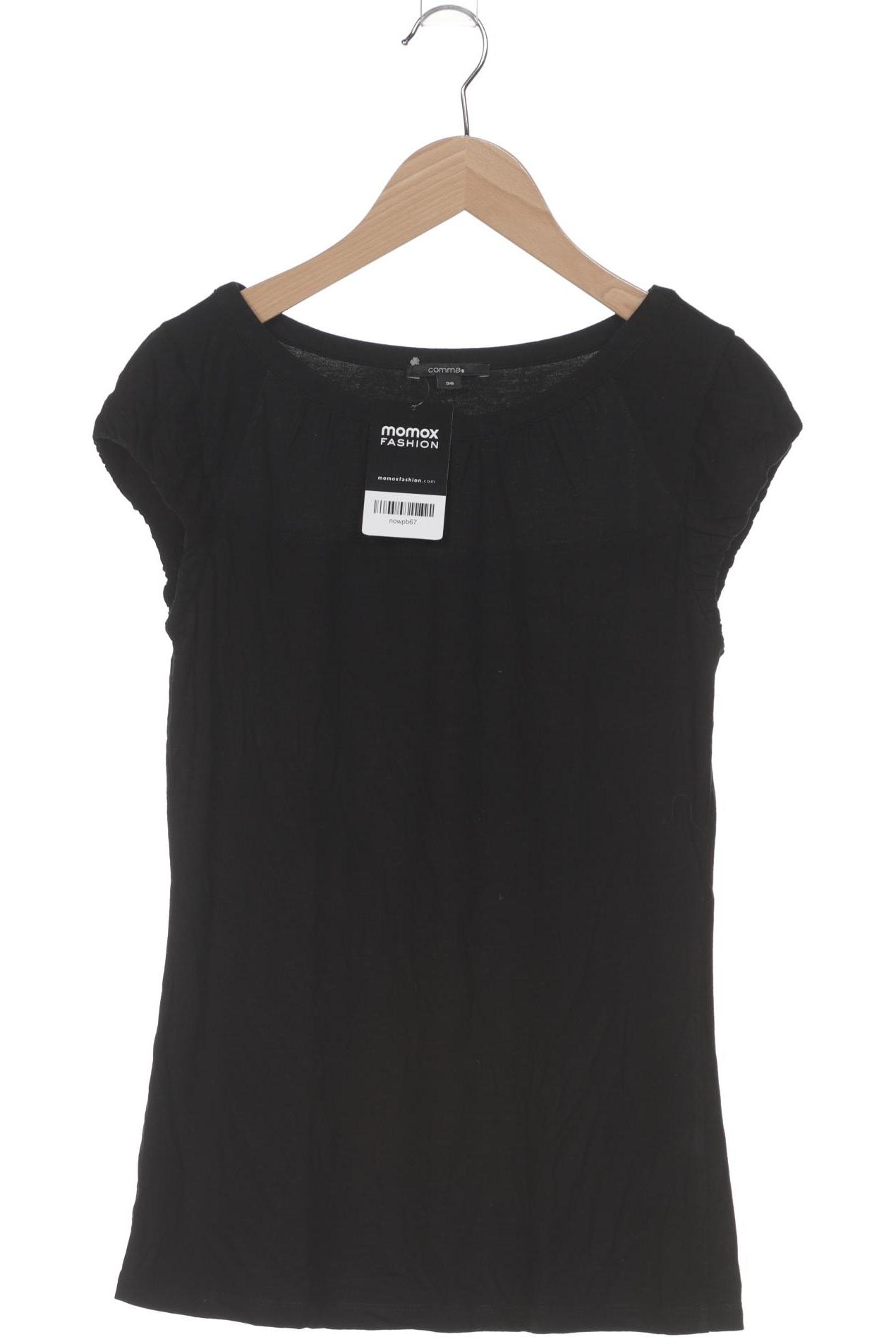 

Comma Damen T-Shirt, schwarz, Gr. 36